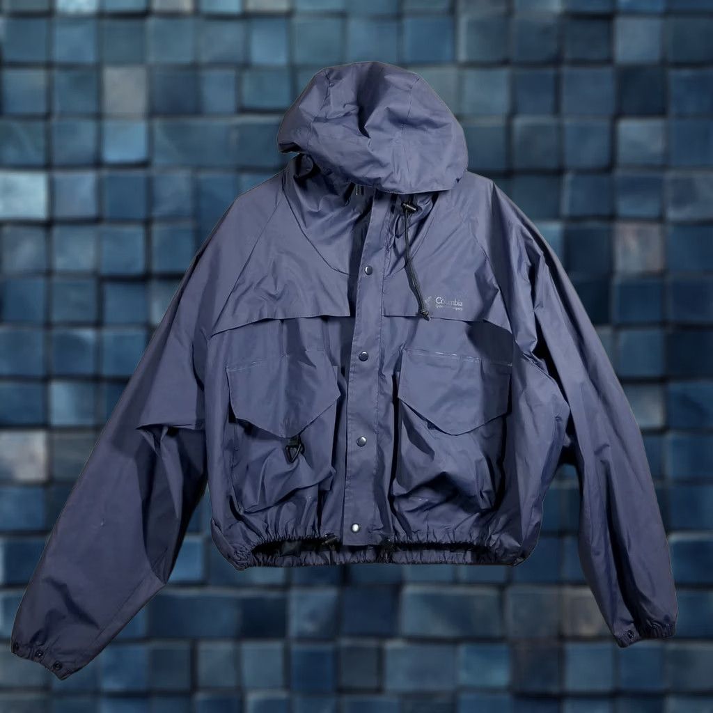 Vintage VINTAGE Columbia Wading Fly Fishing SST Shell Jacket Hooded Coat Blue XL Mens Jacket Size US XL / EU 56 / 4 - 1 Thumbnail