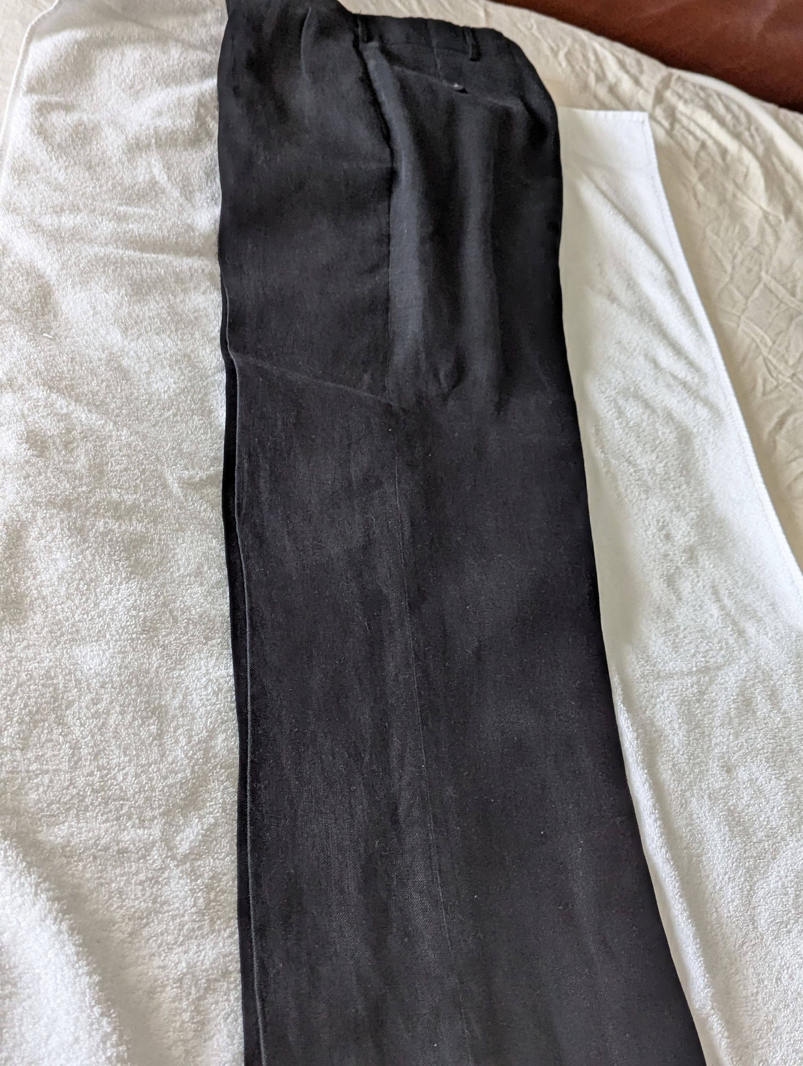 Polo Ralph Lauren Vintage Black Linen Pant Size US 36 / EU 52 - 4 Thumbnail