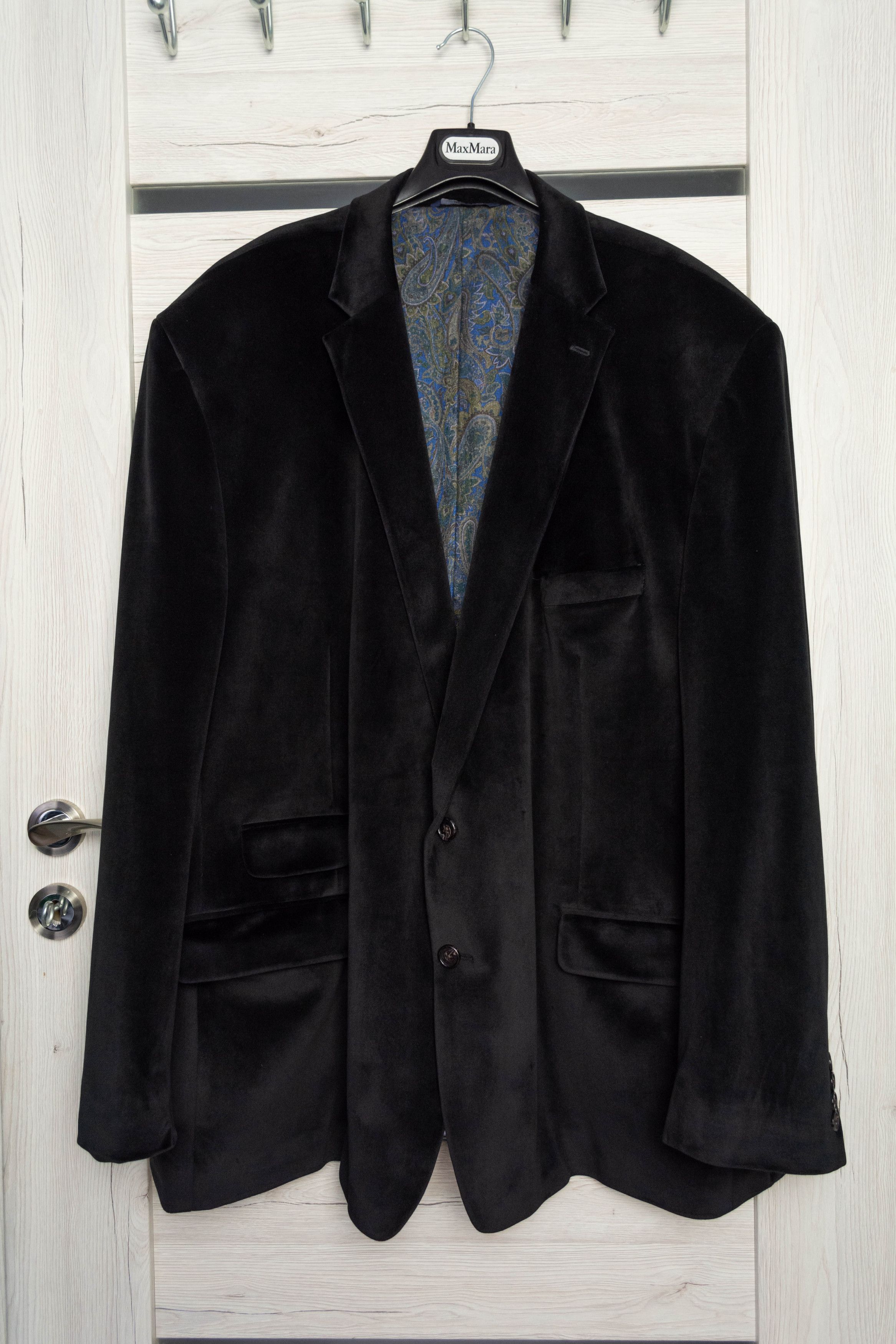 Ralph Lauren RALPH LAUREN 56R velvet dinner jacket blazer Size 54R - 2 Thumbnail