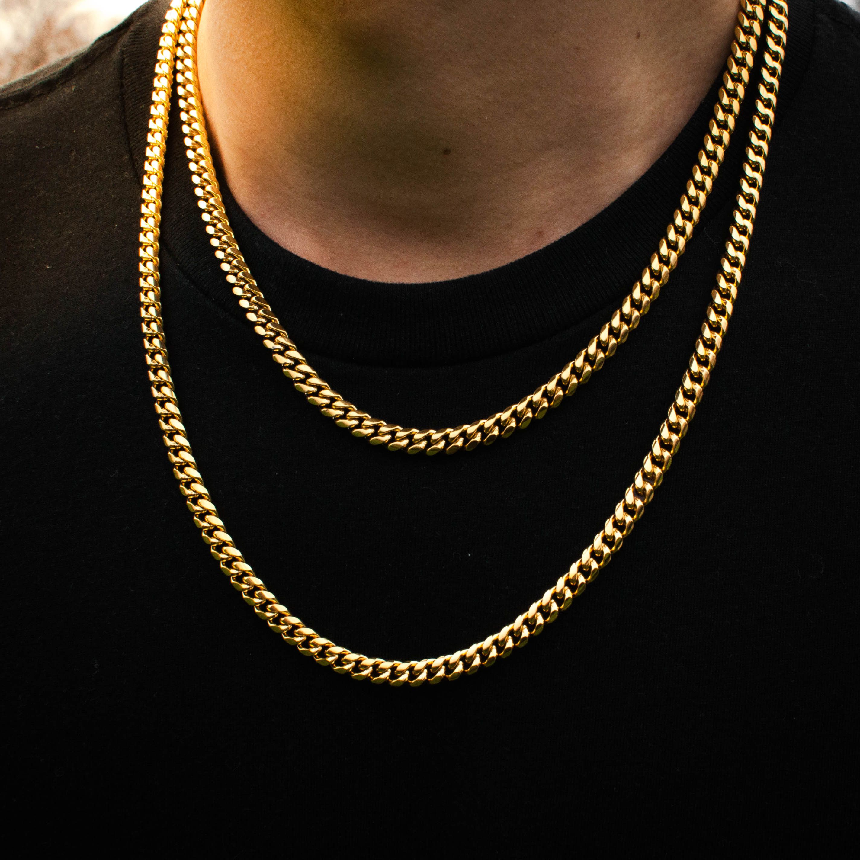 Other 18k Yellow Gold Miami Cuban Link Chain (6mm) Size ONE SIZE - 1 Thumbnail