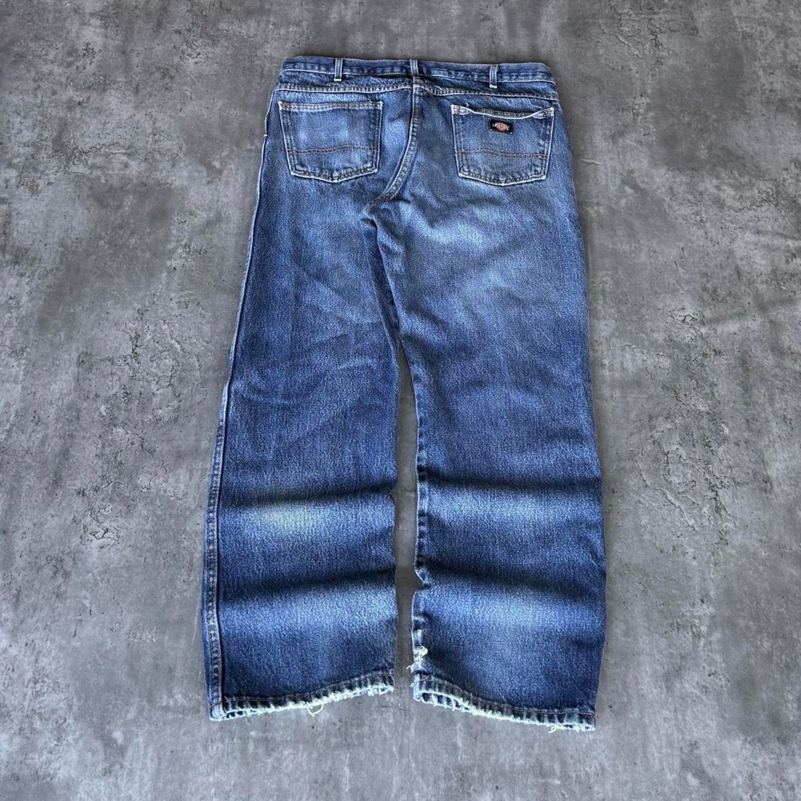 Dickies × Vintage Vintage Y2K Carhartt Style Grunge Opium Distressed Jeans Size US 36 / EU 52 - 1 Thumbnail