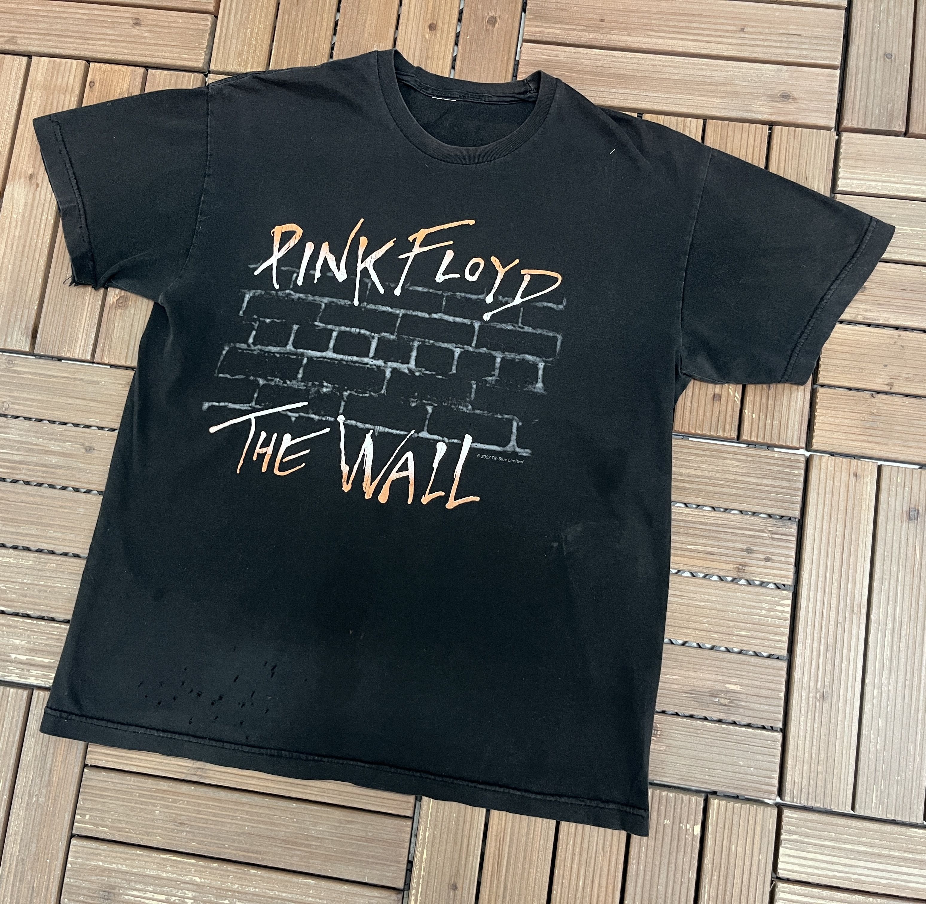Vintage Pink Floyd The Wall Vintage Rock Black T-Shirt Tee Size US L / EU 52-54 / 3 - 4 Thumbnail