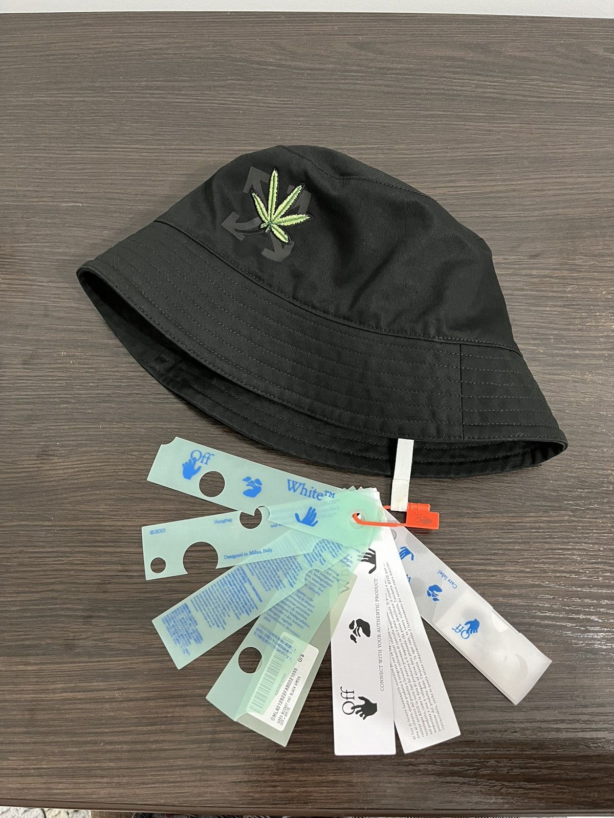 Off-White Off-White Weed Bucket Hat Size ONE SIZE - 2 Thumbnail