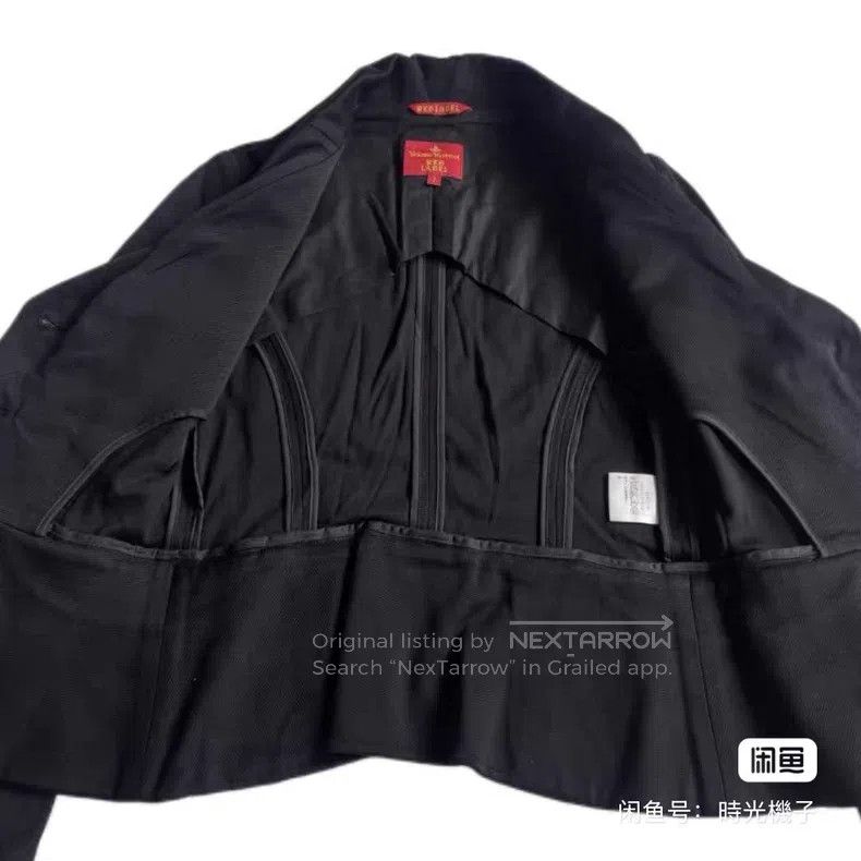 Vivienne Westwood Vivienne Westwood Used red label fitted waist suit jacket Size L / US 10 / IT 46 - 3 Thumbnail