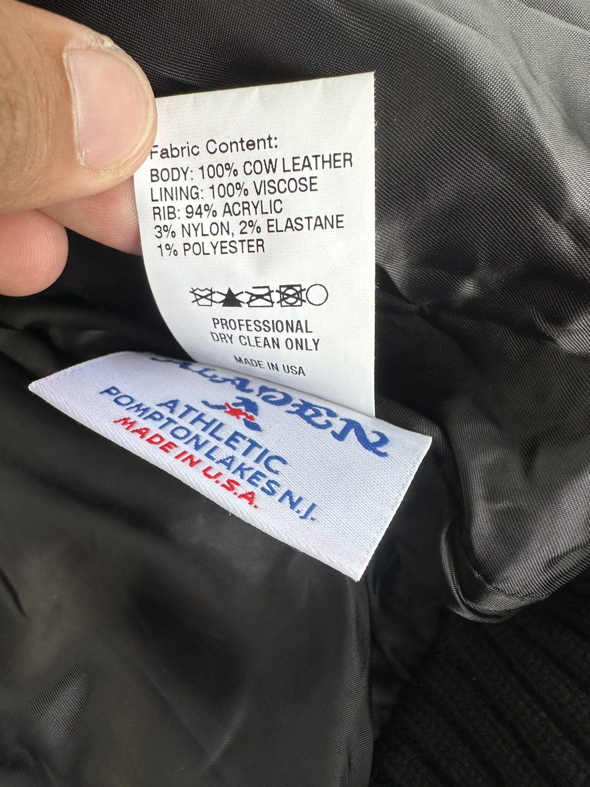 R13 R13 Varsity Bomber Leather Jacket Size XS / US 0-2 / IT 36-38 - 8 Thumbnail