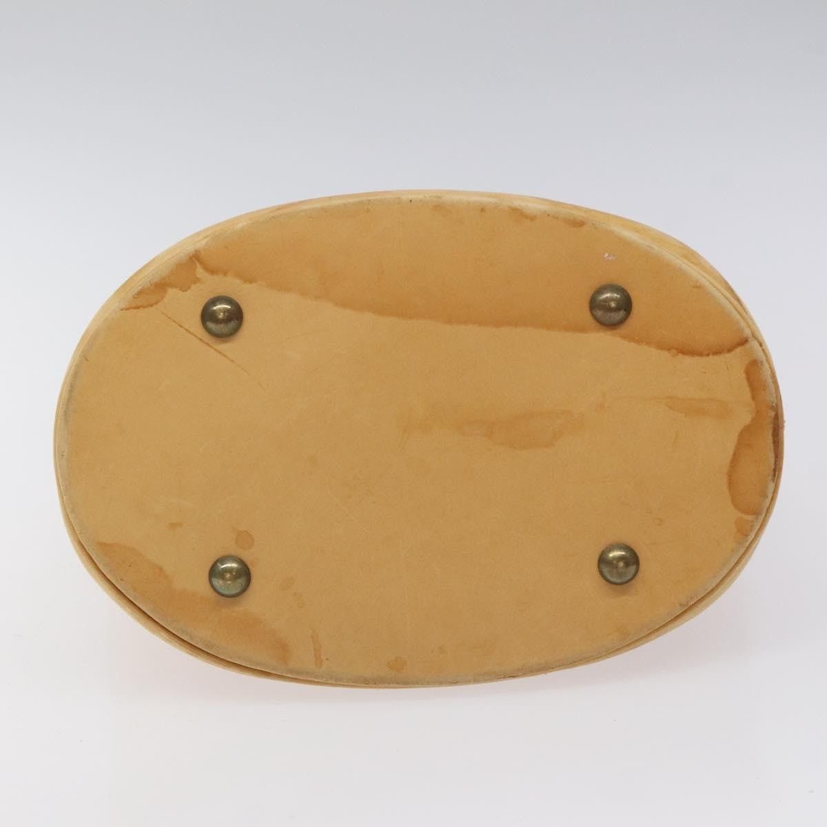 Louis Vuitton LOUIS VUITTON Nomad Leather Bucket PM Shoulder Bag Beige Size ONE SIZE - 5 Thumbnail