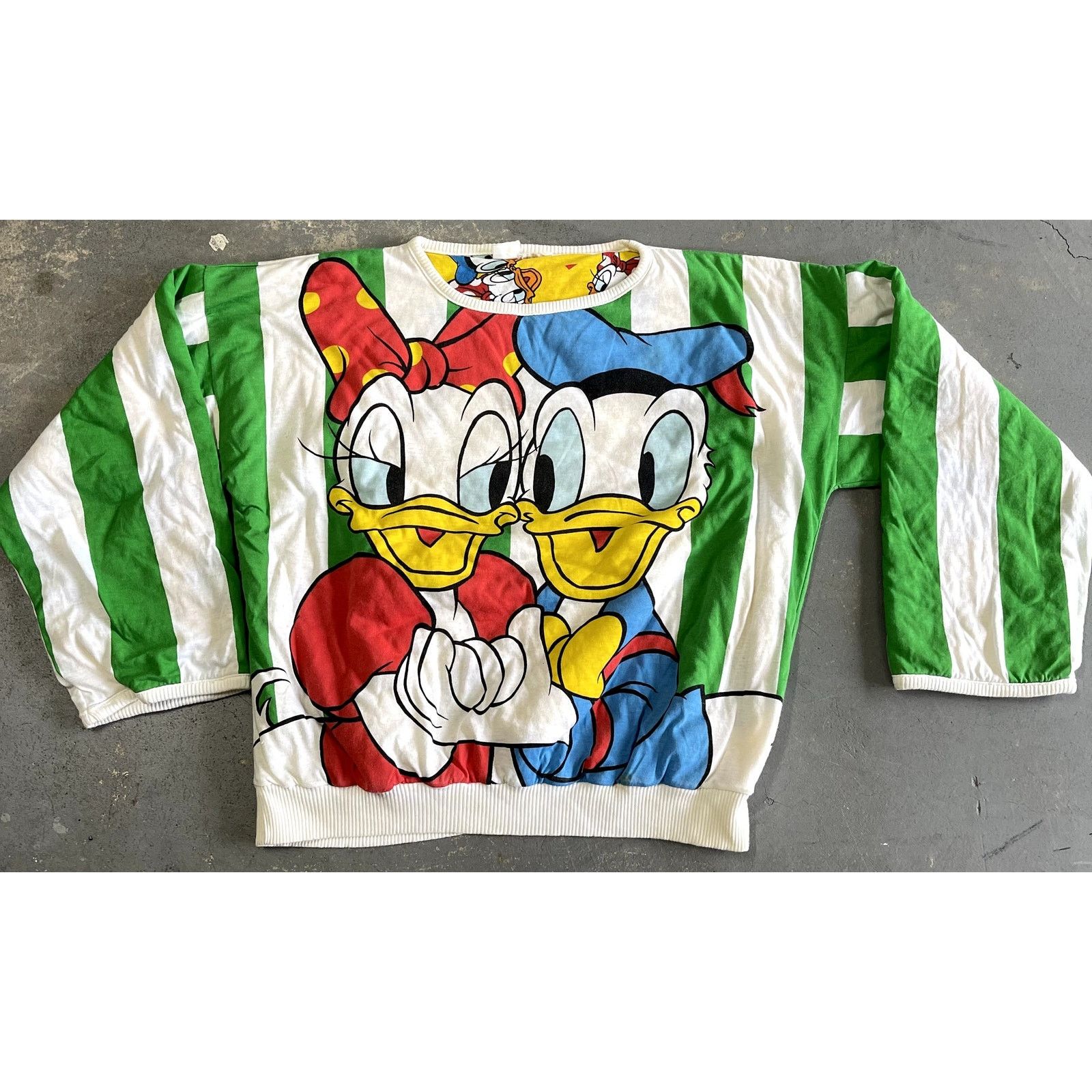 Vintage Disney Donald Duck outlets Reversible sweater