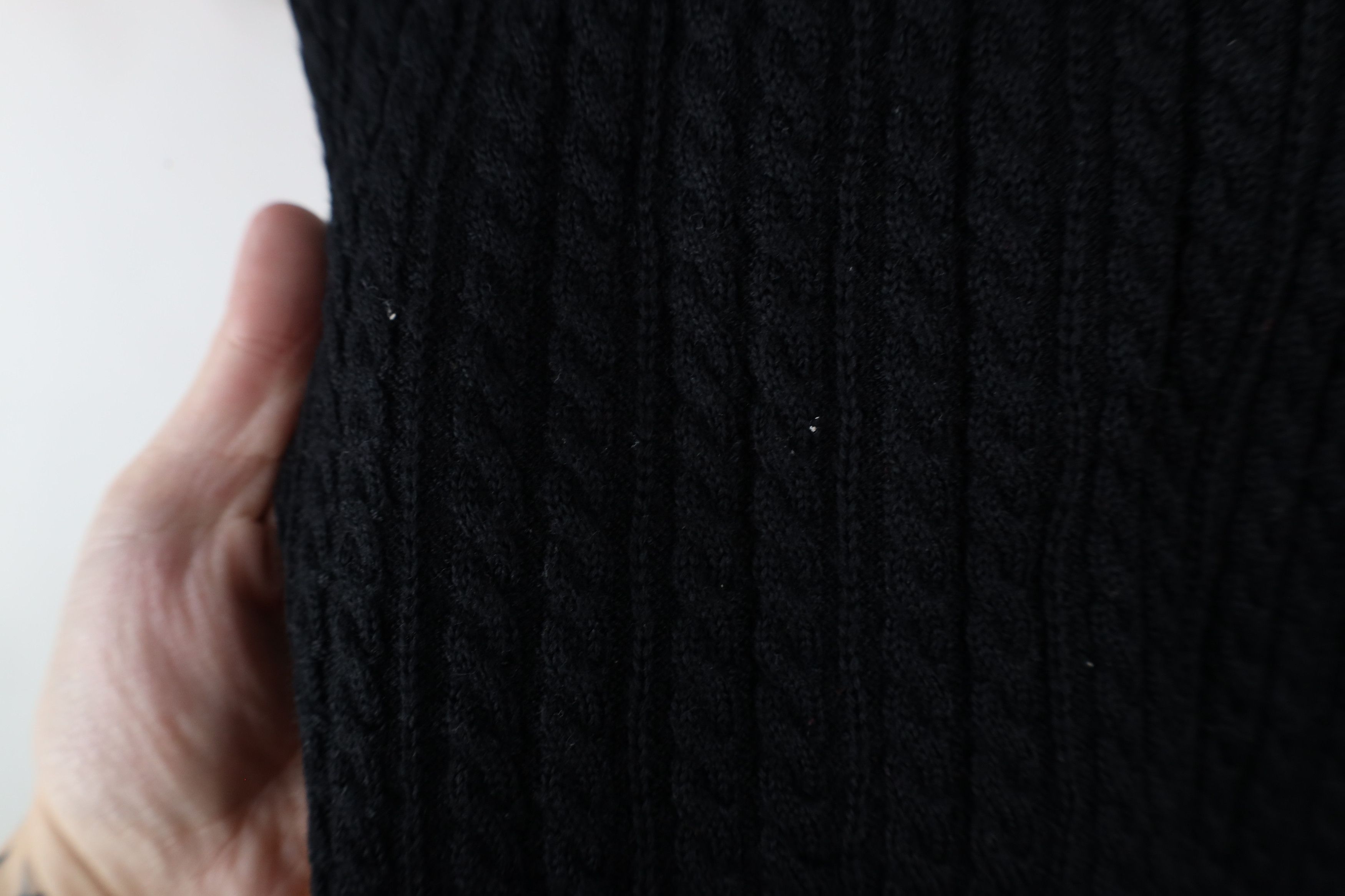 Vintage Vintage 90s Streetwear Blank Cable Knit Short Sleeve Sweater Size 3XL / US 20-22 - 8 Thumbnail