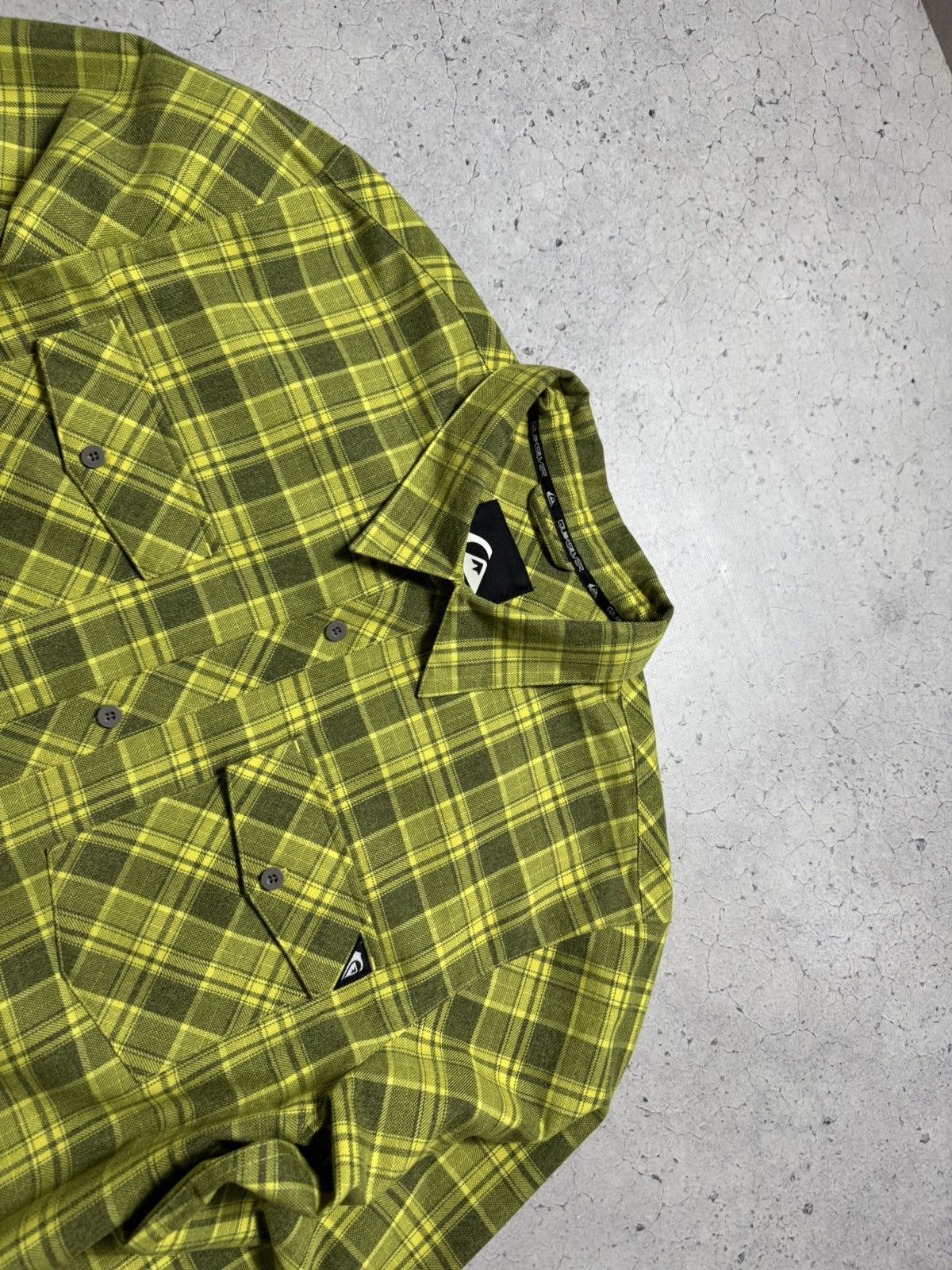 Quiksilver Quiksilver Button Up Flannel Shirt Size XL Size US XL / EU 56 / 4 - 4 Thumbnail