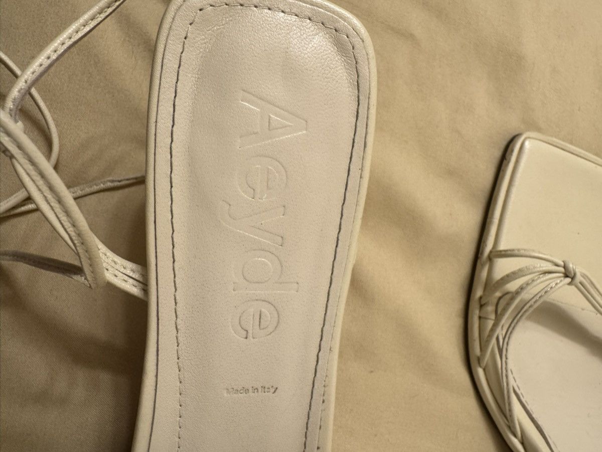 aeyde Cream Aeyde Wrap Heels Size US 12 / IT 42 - 3 Thumbnail