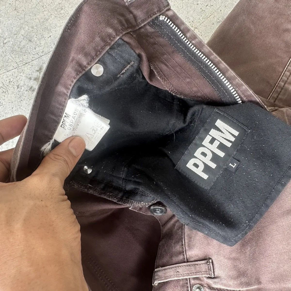 PPFM STEALS💥Vtg PPFM Utility Multipocket Faded Double Bones Pant Size US 31 - 9 Thumbnail