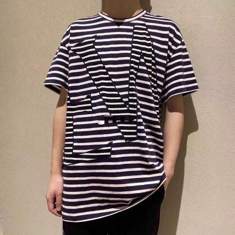 Loewe LOEWE Men's striped short-sleeved T-shirt Size US M / EU 48-50 / 2 - 7 Thumbnail