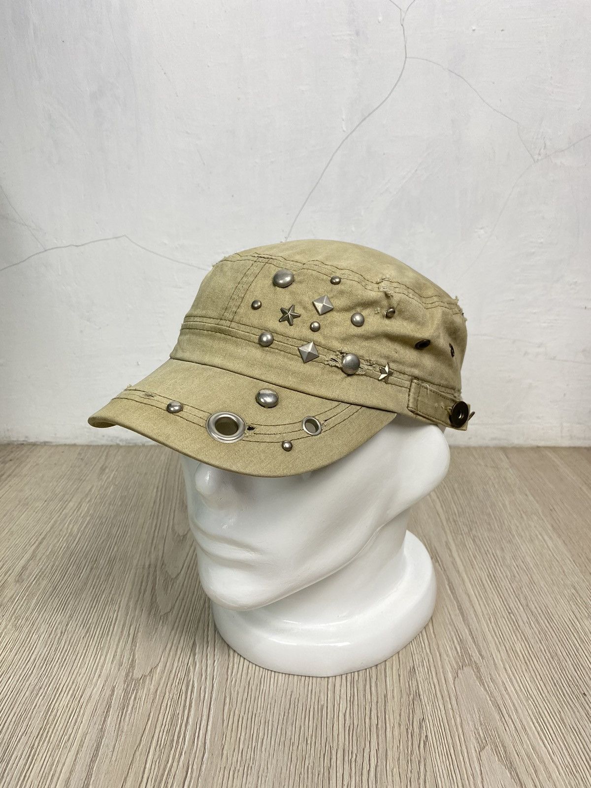 If Six Was Nine × Japanese Brand × Le Grande Bleu (L.G.B.) 2000s Cadet hat KMRii style studed Size ONE SIZE - 1 Thumbnail