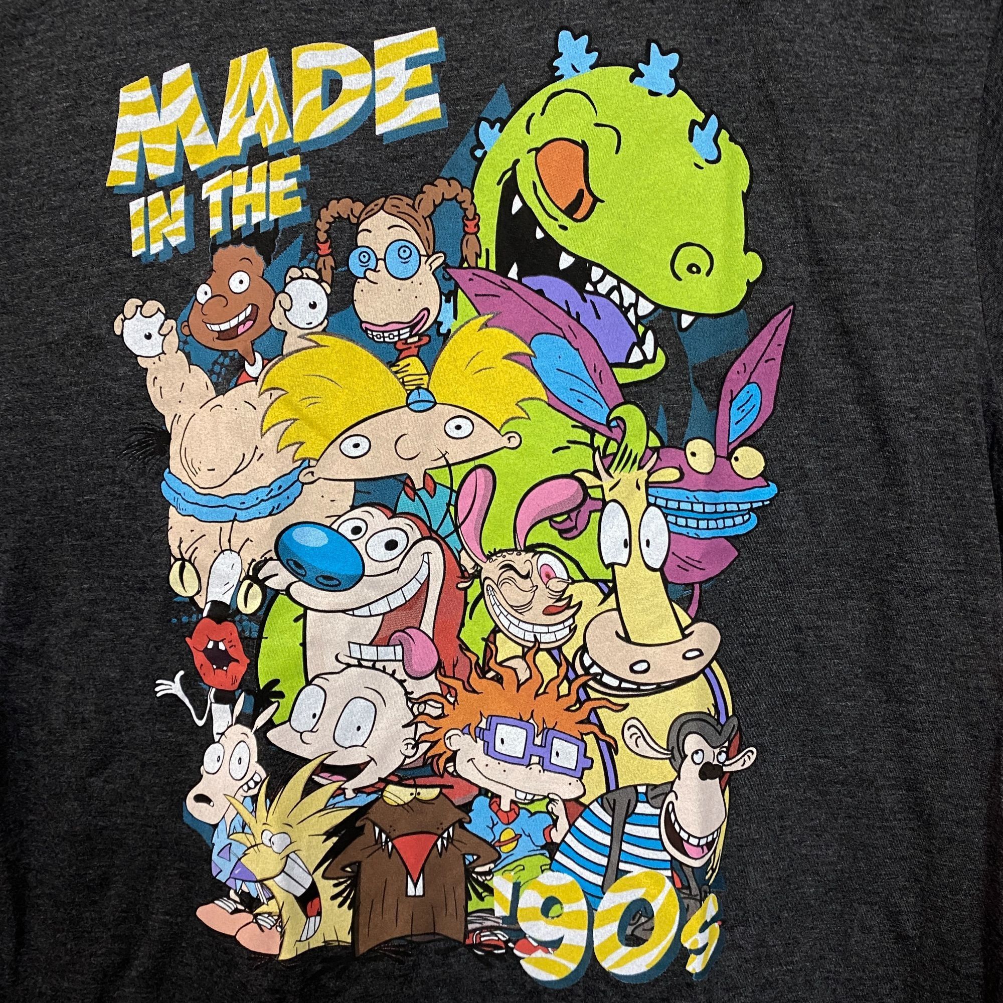 Nickelodeon Made in the 90s Nickelodeon Full Roster of Nicktoons Tee L Size US L / EU 52-54 / 3 - 2 Thumbnail