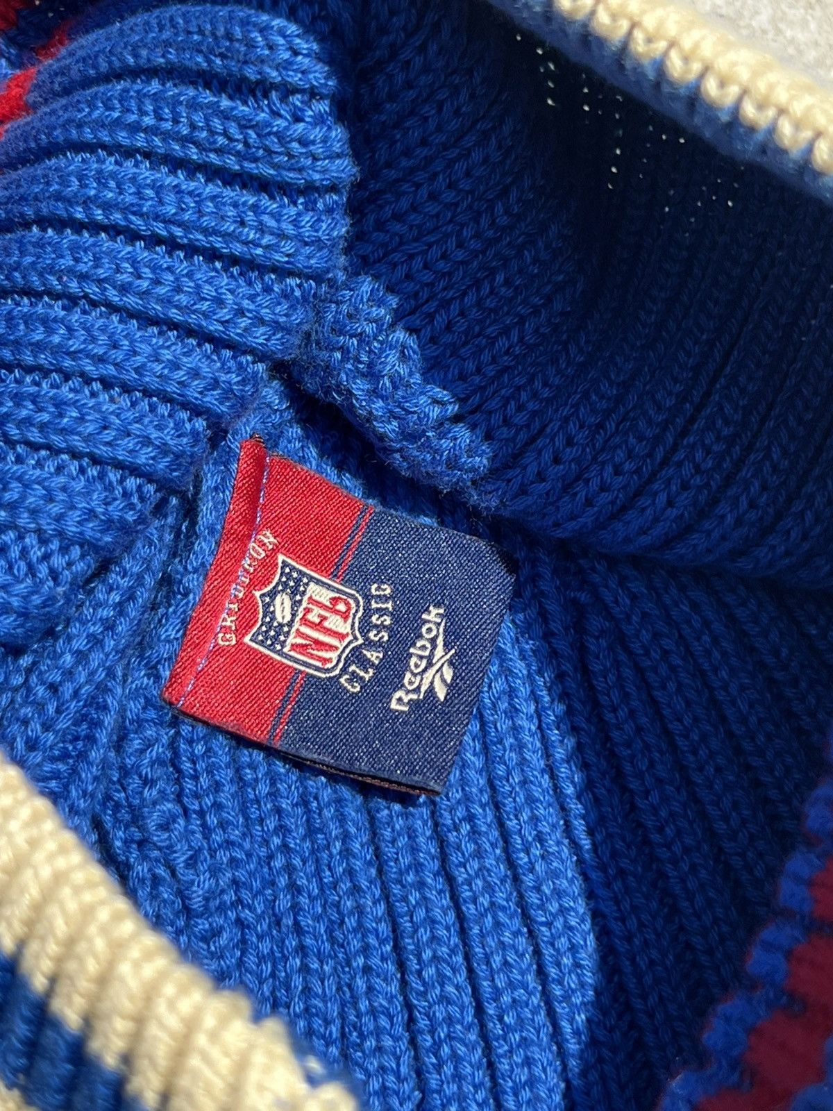 Vintage 90’s 2000’s Y2K VTG Vintage Reebok x New York Giants Beanie Size ONE SIZE - 5 Thumbnail