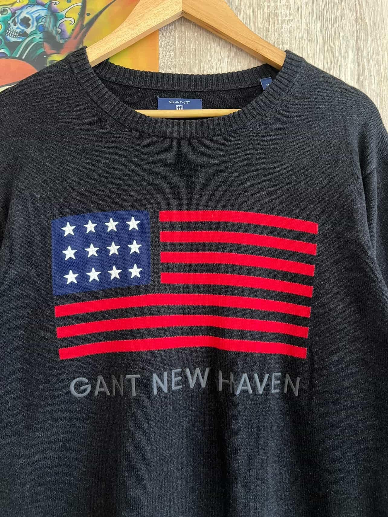 Gant Gant sweater with a large American flag logo Size US M / EU 48-50 / 2 - 2 Thumbnail