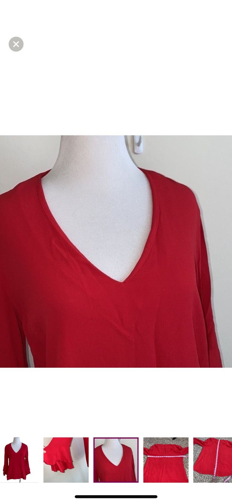 Zara Zara small ruffle sleeves blouse Size S / US 4 / IT 40 - 6 Thumbnail