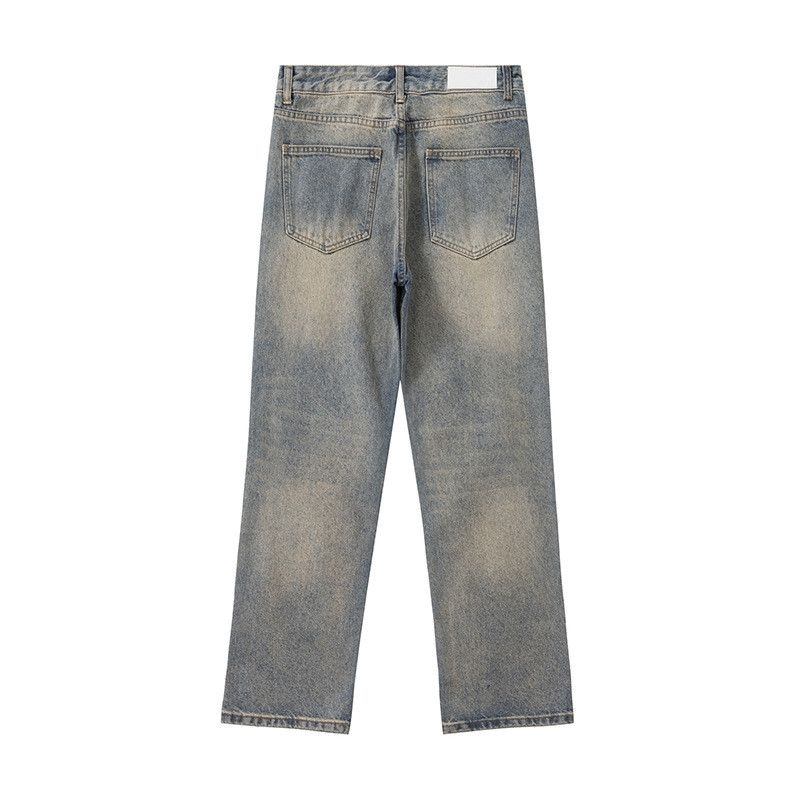 Vintage American high street style vibe distressed jeans for men Size US 32 / EU 48 - 2 Thumbnail