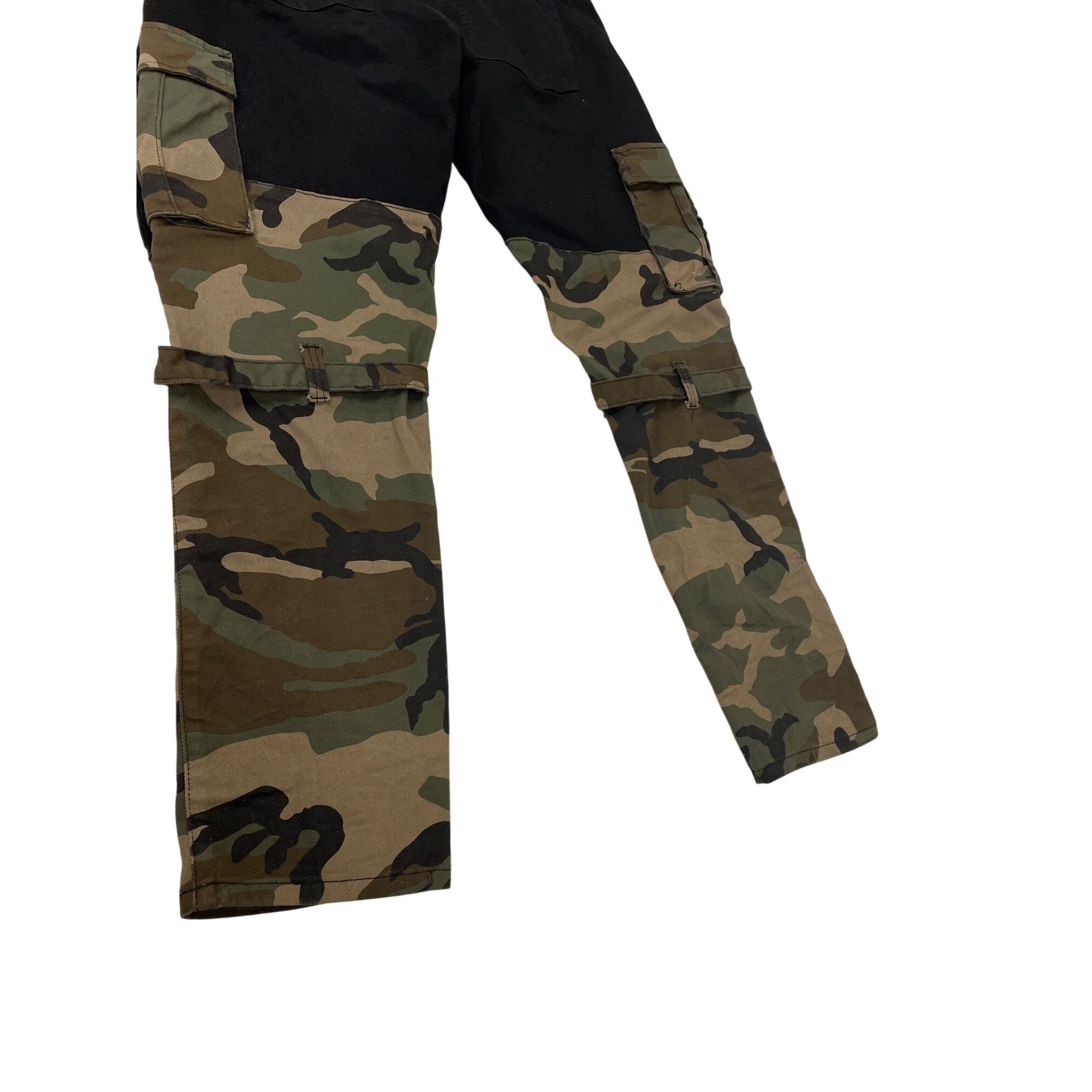Other Kloud 9 Mens Black Camo Cargo Jeans Pants Size 40x32 SKU 854 Size US 40 / EU 56 - 15 Thumbnail