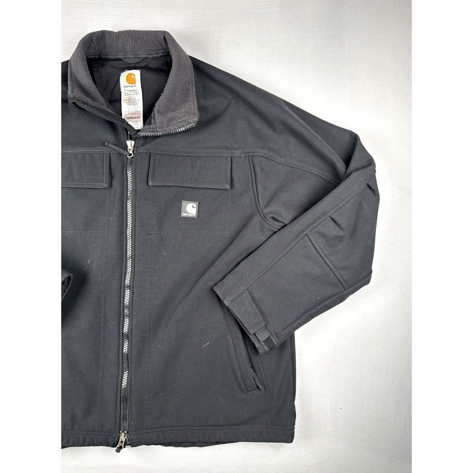 Carhartt Carhartt J176 Soft Shell Jacket Black Workwear Full Zip Men’s Large Size US L / EU 52-54 / 3 - 2 Thumbnail