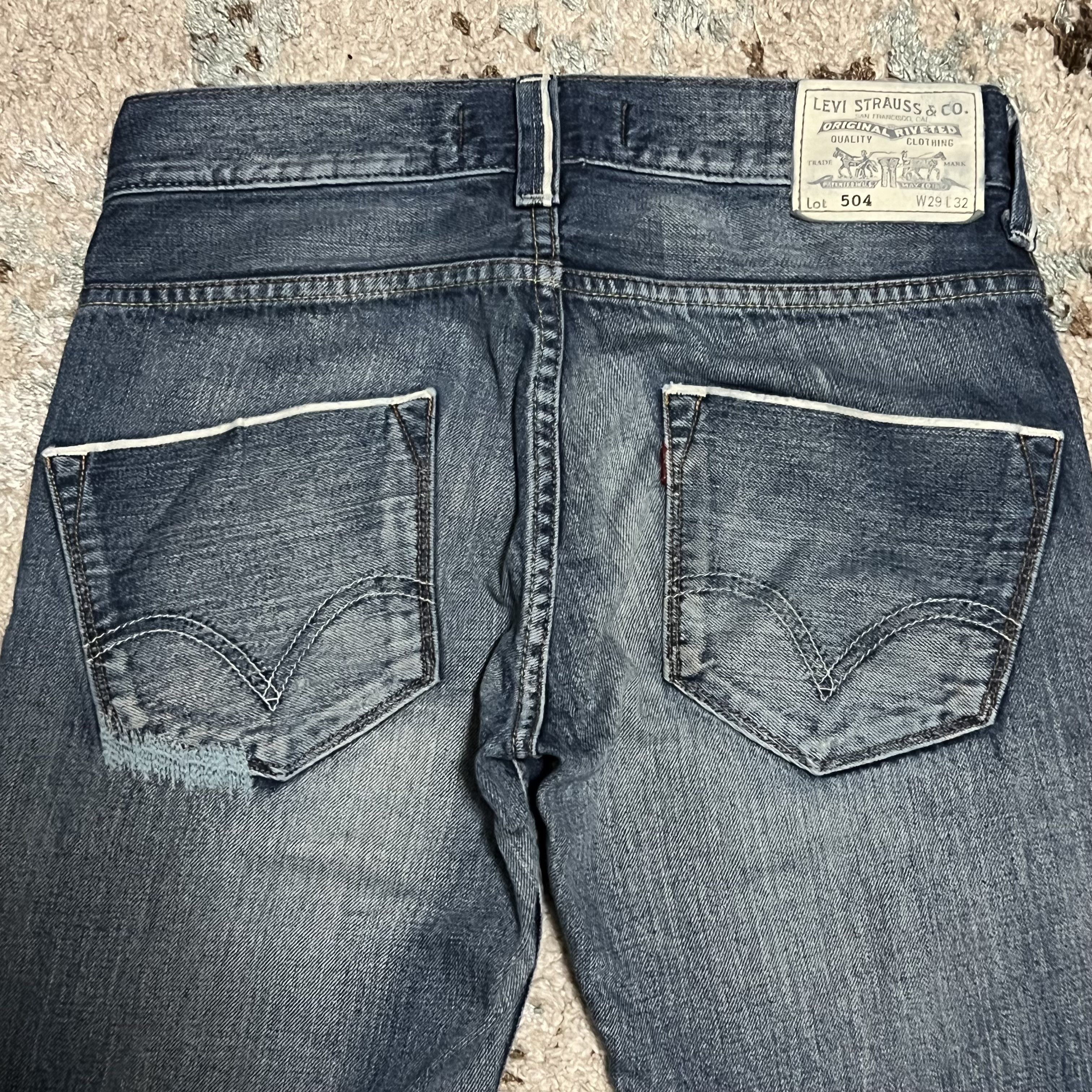 Levi's × Levi's Vintage Clothing Levis Vintage Clothing LVC 504 Straight Selvedge Jeans 30x31 Size US 30 / EU 46 - 3 Thumbnail