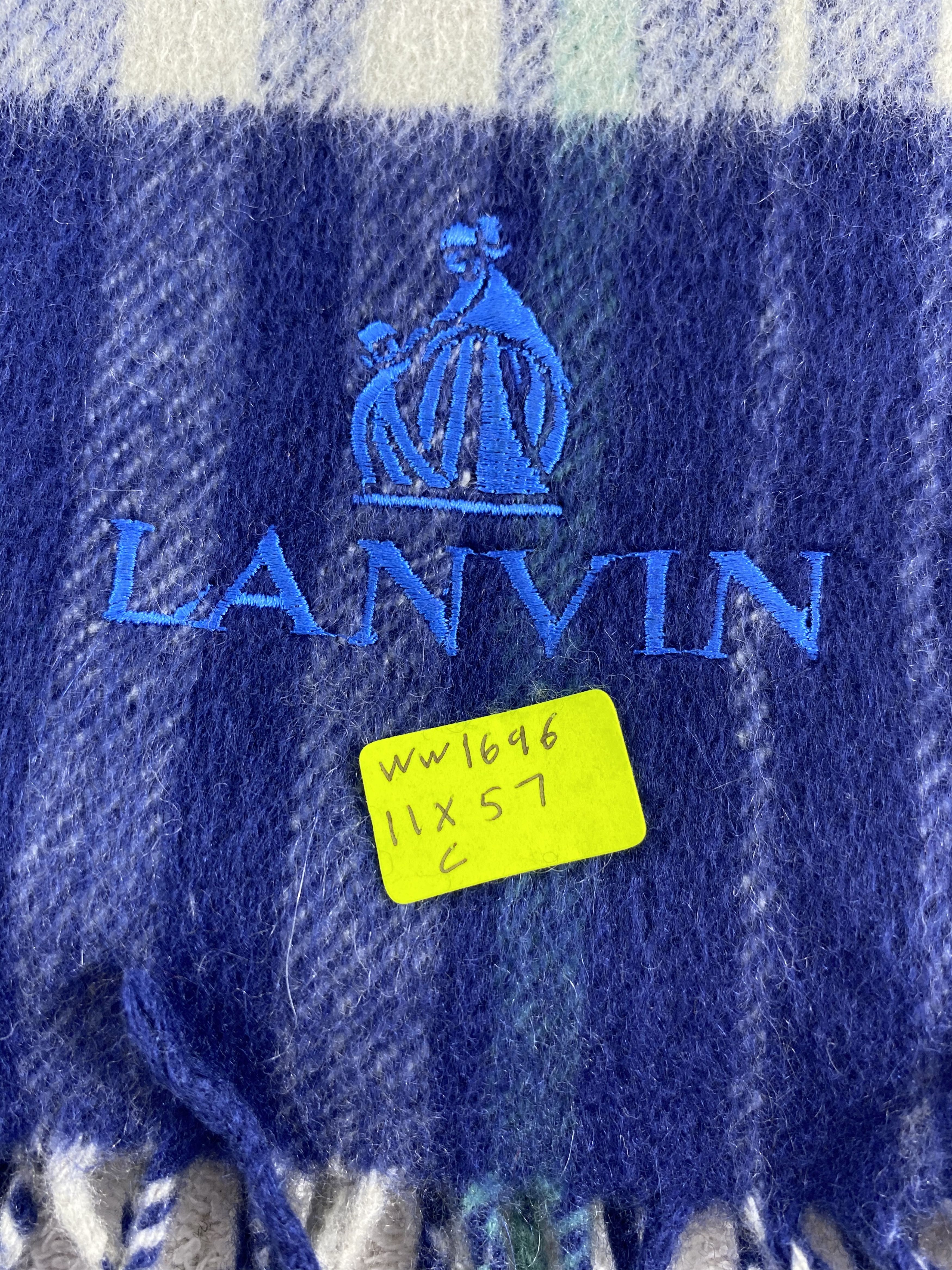 Lanvin × Vintage Lanvin Scarf / Muffler / Neckwear - WW1696 Size ONE SIZE - 4 Thumbnail