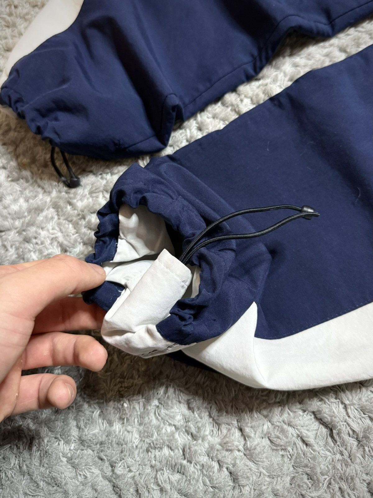 Nike 00s Nike TN Vintage Drill Double Swoosh Logo Retro Pants Y2K Size US 32 / EU 48 - 6 Thumbnail