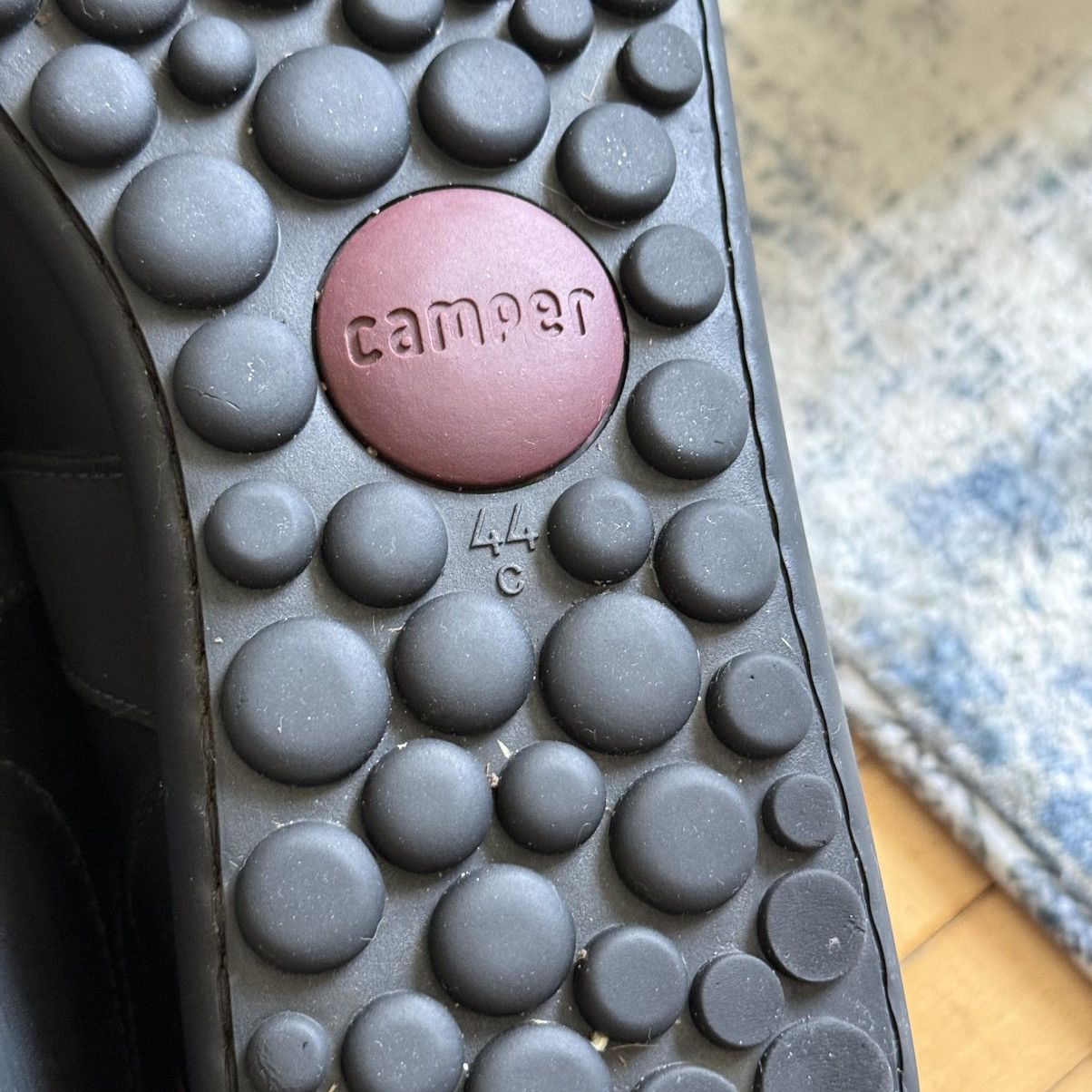 Camper 📌 Vintage Camper Pelotas Y2K Black Leather Boots Size US 11 / EU 44 - 9 Thumbnail