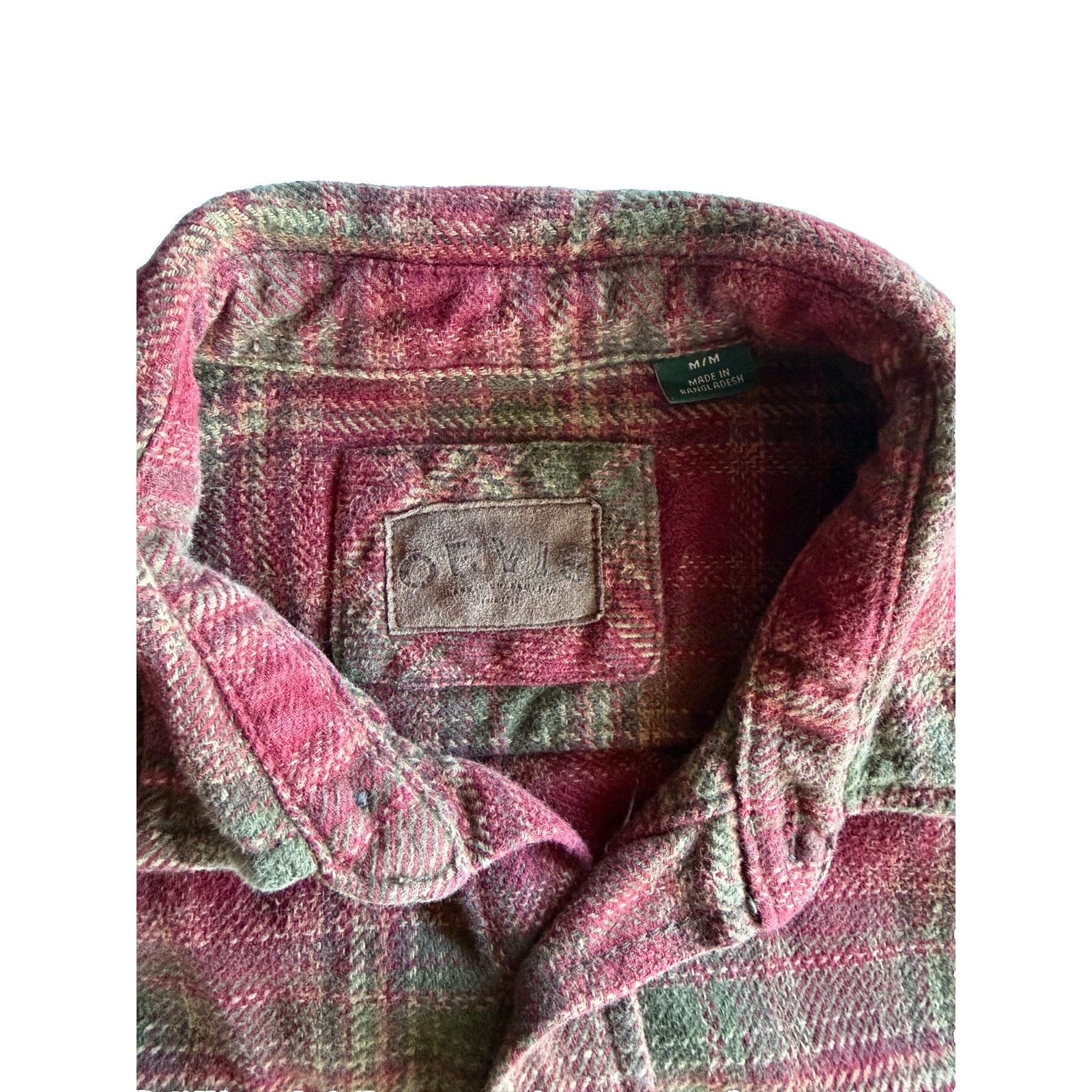 Orvis Med. Orvis Men's Heavy Weight Brushed Flannel Shacket Plaid Size US M / EU 48-50 / 2 - 4 Thumbnail