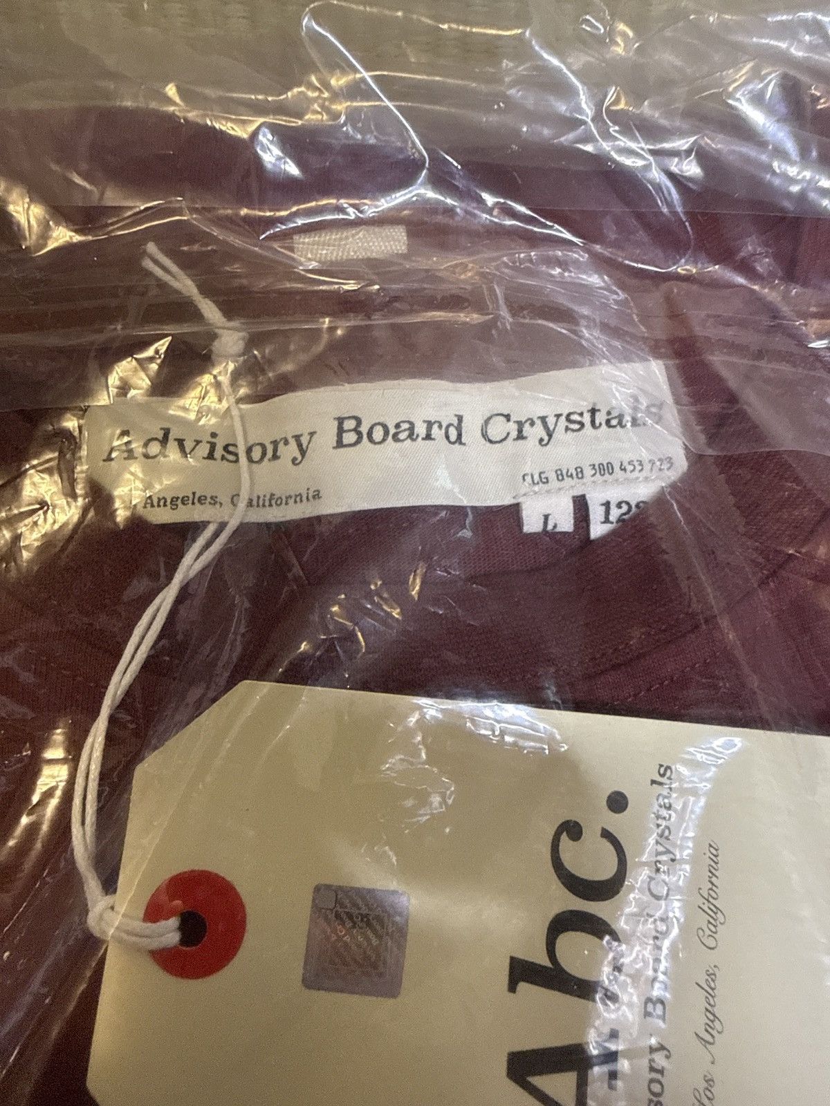 Advisory Board Crystals New Advisory Board Crystals L Long Sleeve Pocket Tee Maroon Size US L / EU 52-54 / 3 - 2 Thumbnail