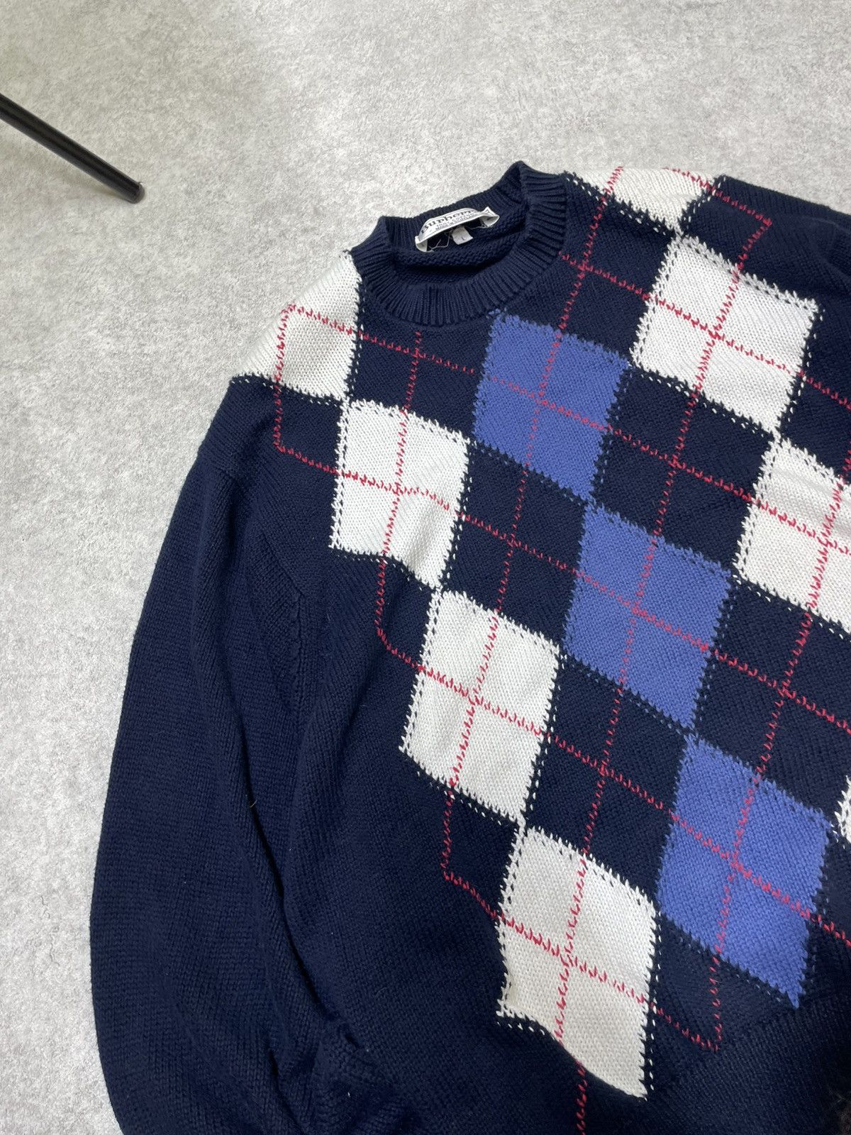 Burberry Vintage Burberry Wool Sweater – Faded Heritage Classic Size US L / EU 52-54 / 3 - 7 Thumbnail