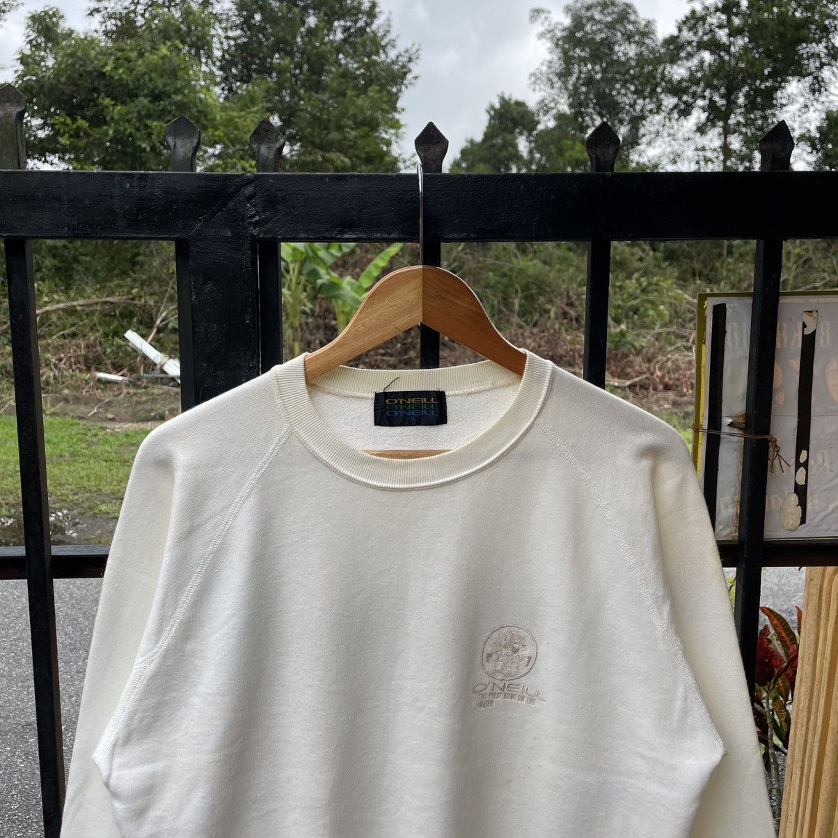 O'Neill 🔥Vintage 90s Oneill Small Logo Crewneck Raglan Sweatshirts Size US M / EU 48-50 / 2 - 4 Thumbnail