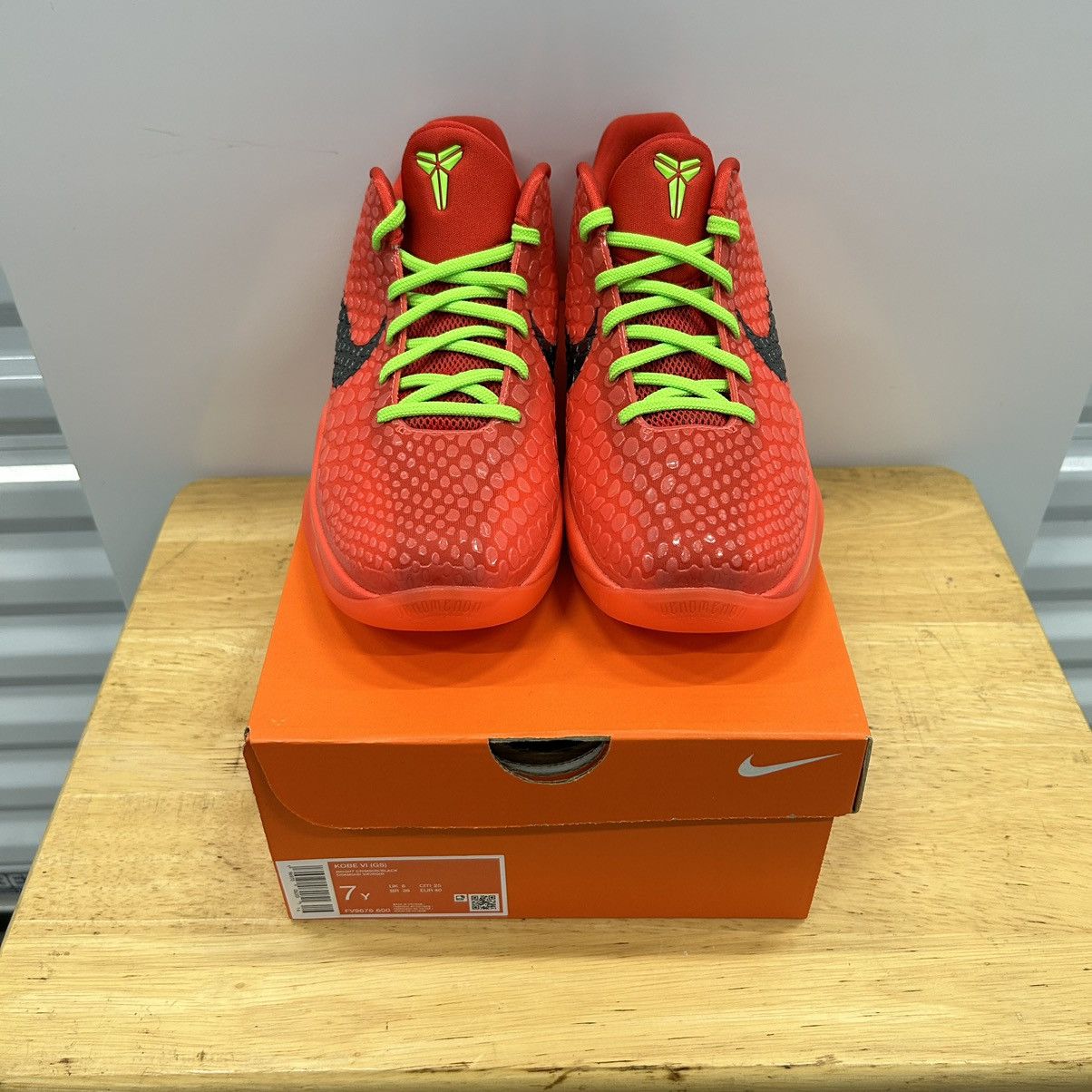 Nike Nike Kobe 6 Protro Reverse Grinch Sz 7Y GS FV9676-600 New Size US 7 / EU 40 - 2 Thumbnail