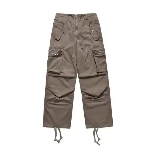 Jean Street Multi-Pocket Zip Work Pleated Casual Pants Size US 30 / EU 46 - 5 Thumbnail