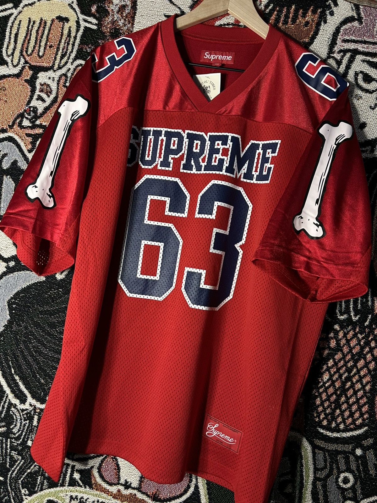 Supreme (Red) Supreme Bones Jersey Size US L / EU 52-54 / 3 - 6 Thumbnail