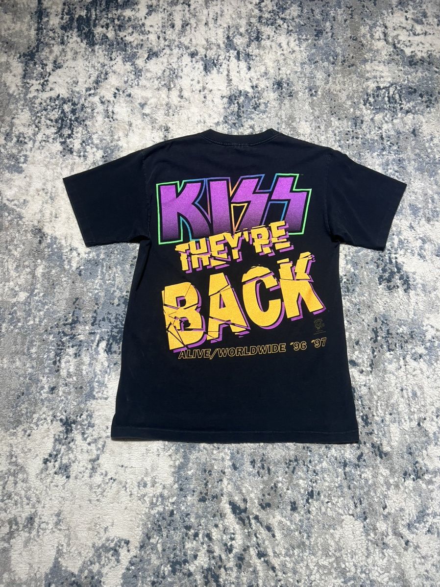 KISS Kiss Shirt They're Back Alive/ Worldwide '96 '97 Tour Shirt Size US L / EU 52-54 / 3 - 2 Thumbnail