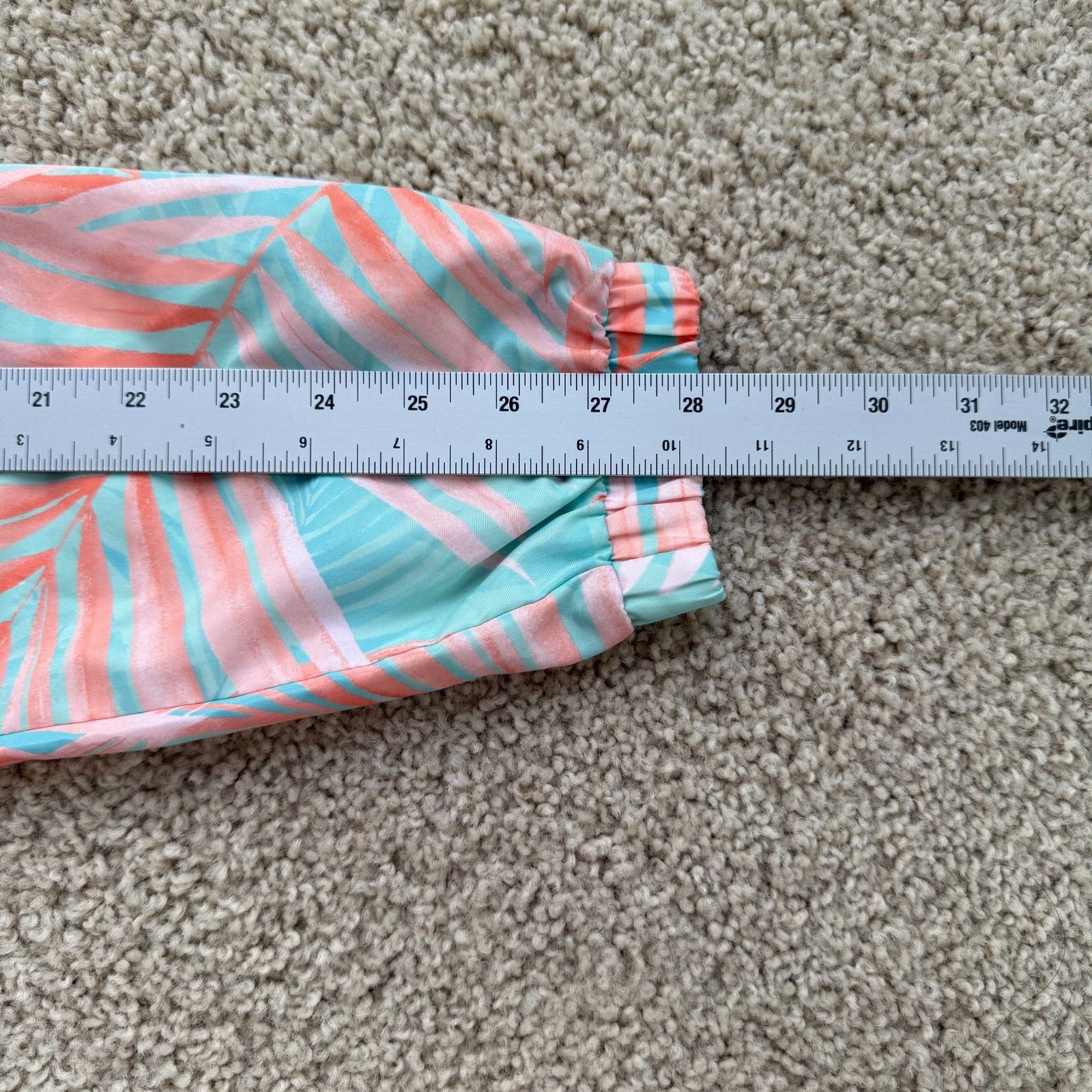 Forever 21 Forever 21 Tropical Palm Windbreaker Jacket S Crop Hooded Size S / US 4 / IT 40 - 7 Thumbnail