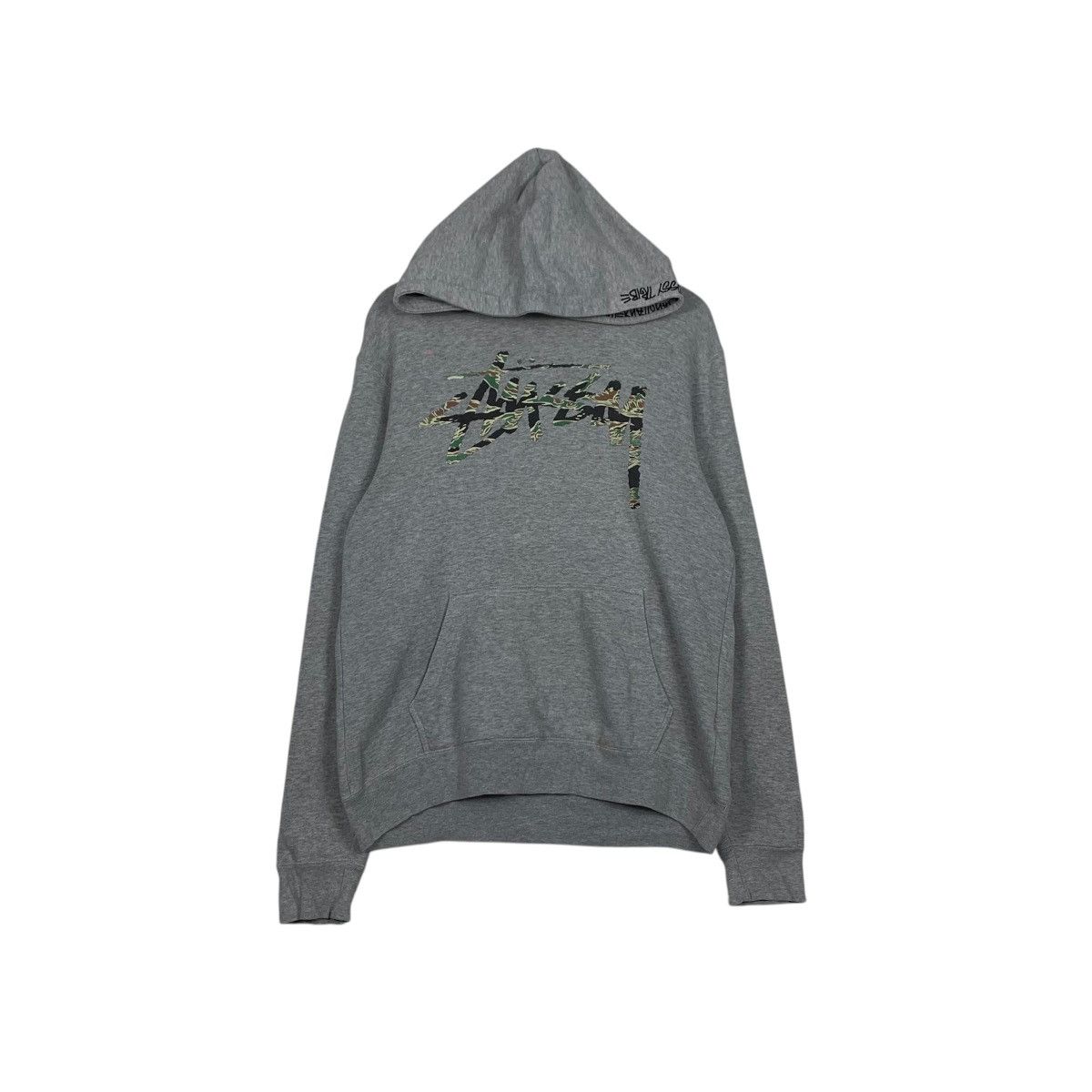 Stussy STUSSY Camo Big Logo Pullover Hoodies Sweatshirts #1928-C84 Size US M / EU 48-50 / 2 - 1 Thumbnail