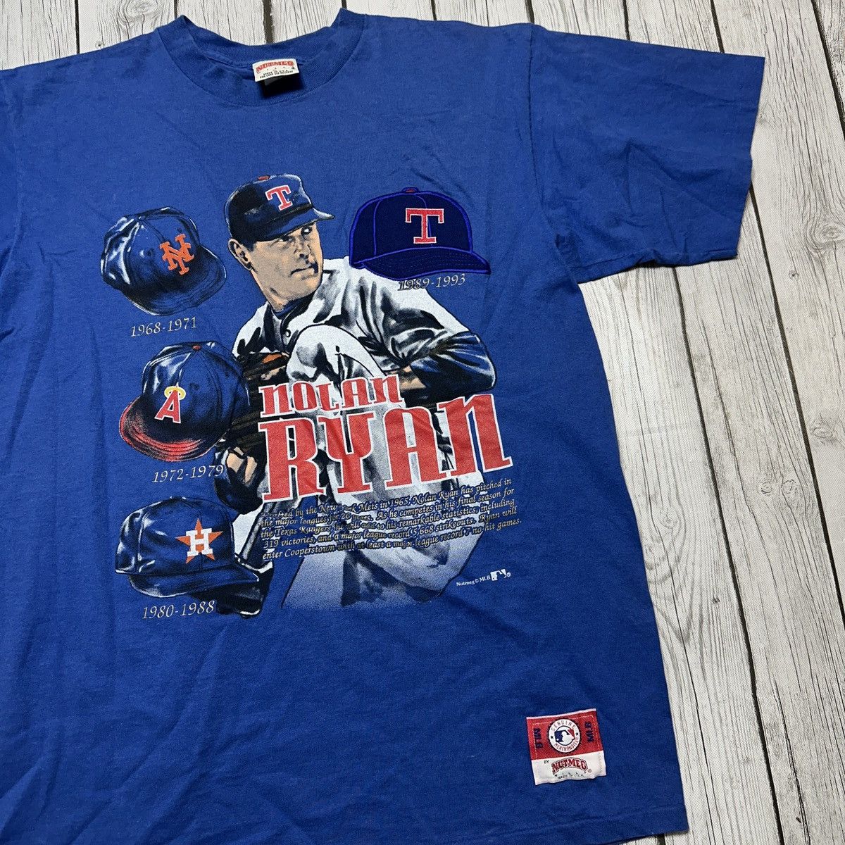MLB Vintage Nolan Ryan tee Size US XL / EU 56 / 4 - 3 Thumbnail