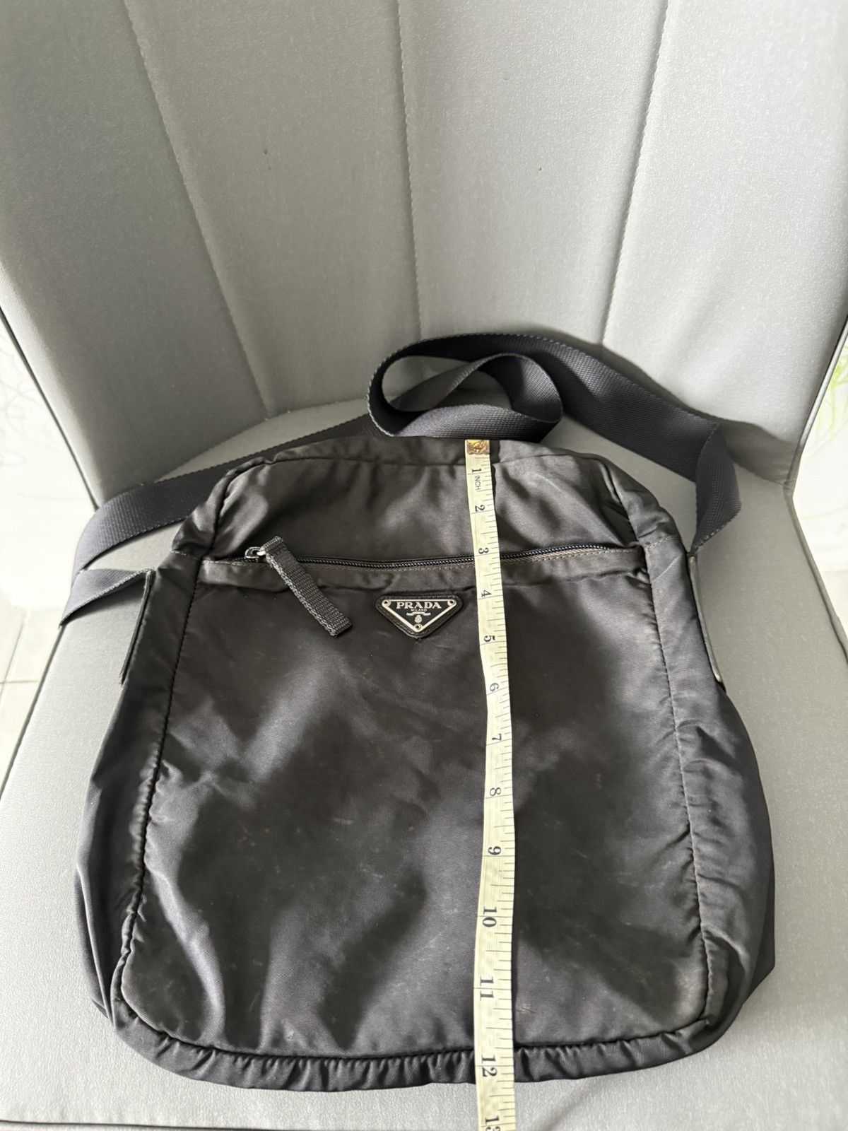 Prada Vintage Prada Black Medium Crossbody Sling Bag Size ONE SIZE - 16 Thumbnail