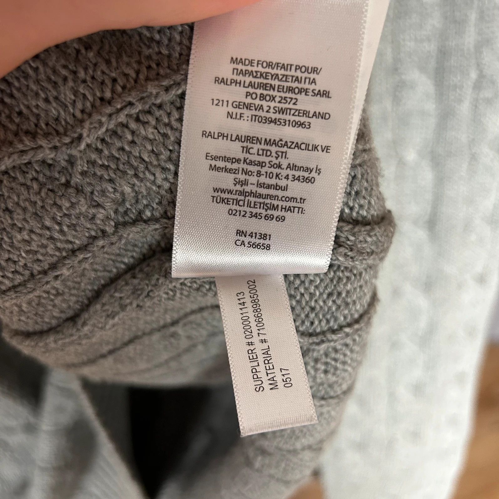 Designer × Polo Ralph Lauren × Ralph Lauren Polo Ralph Lauren knitwear mini logo pony grey old money Size US XL / EU 56 / 4 - 9 Thumbnail