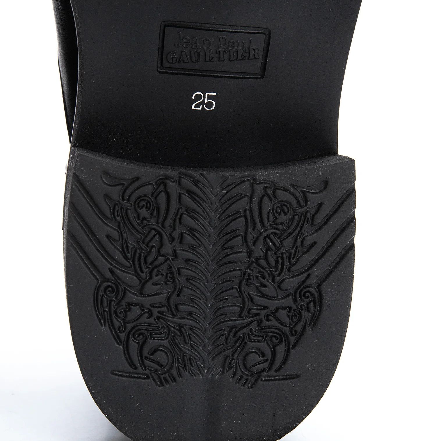 Jean Paul Gaultier Leather Ring Belt Short Boots in Black Size 25 Size US 7 / EU 40 - 14 Thumbnail