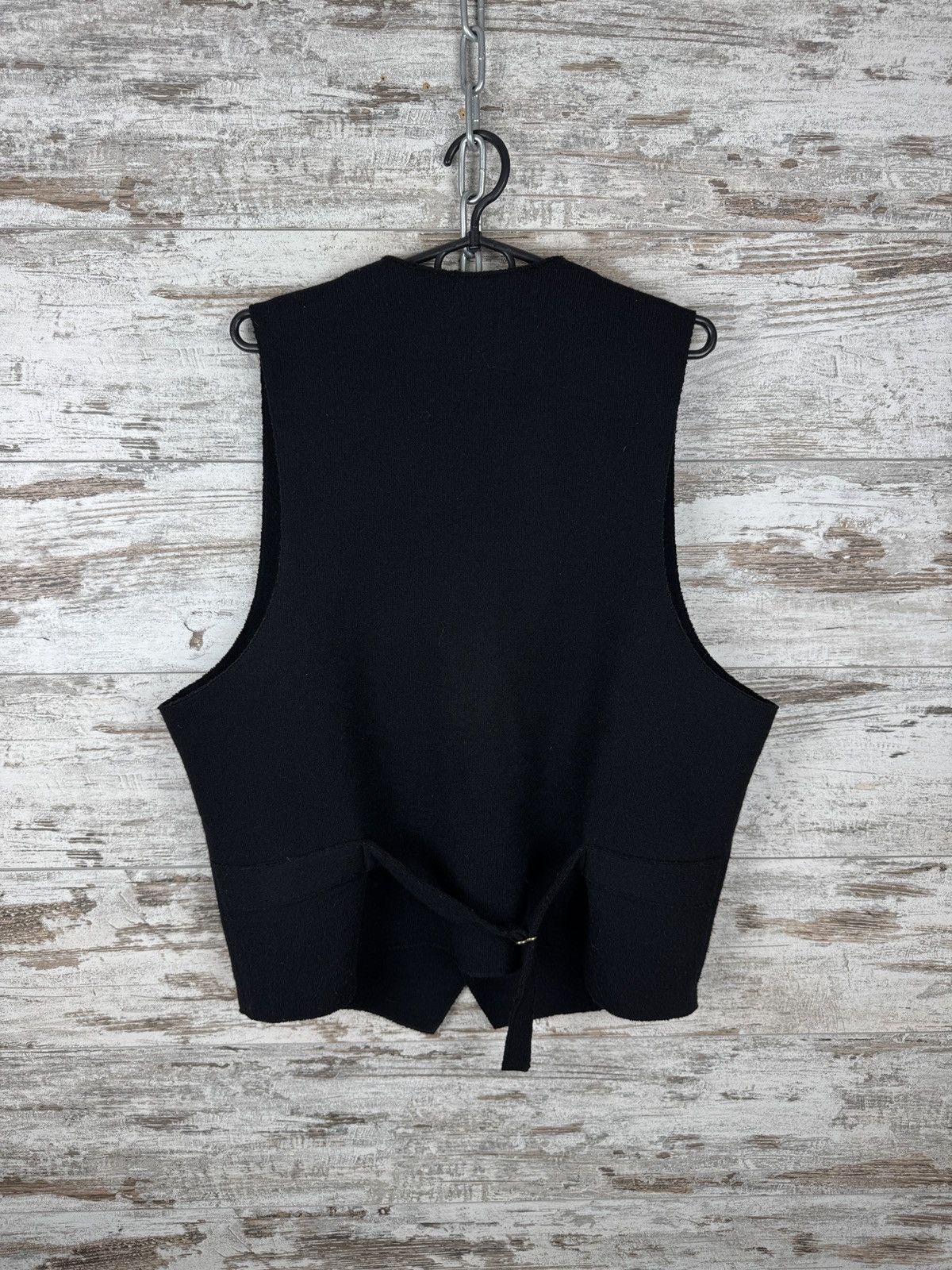 Barena × Vintage Mens Vintage Barena Vest luxury black wool Lana jacket Size US XL / EU 56 / 4 - 9 Thumbnail