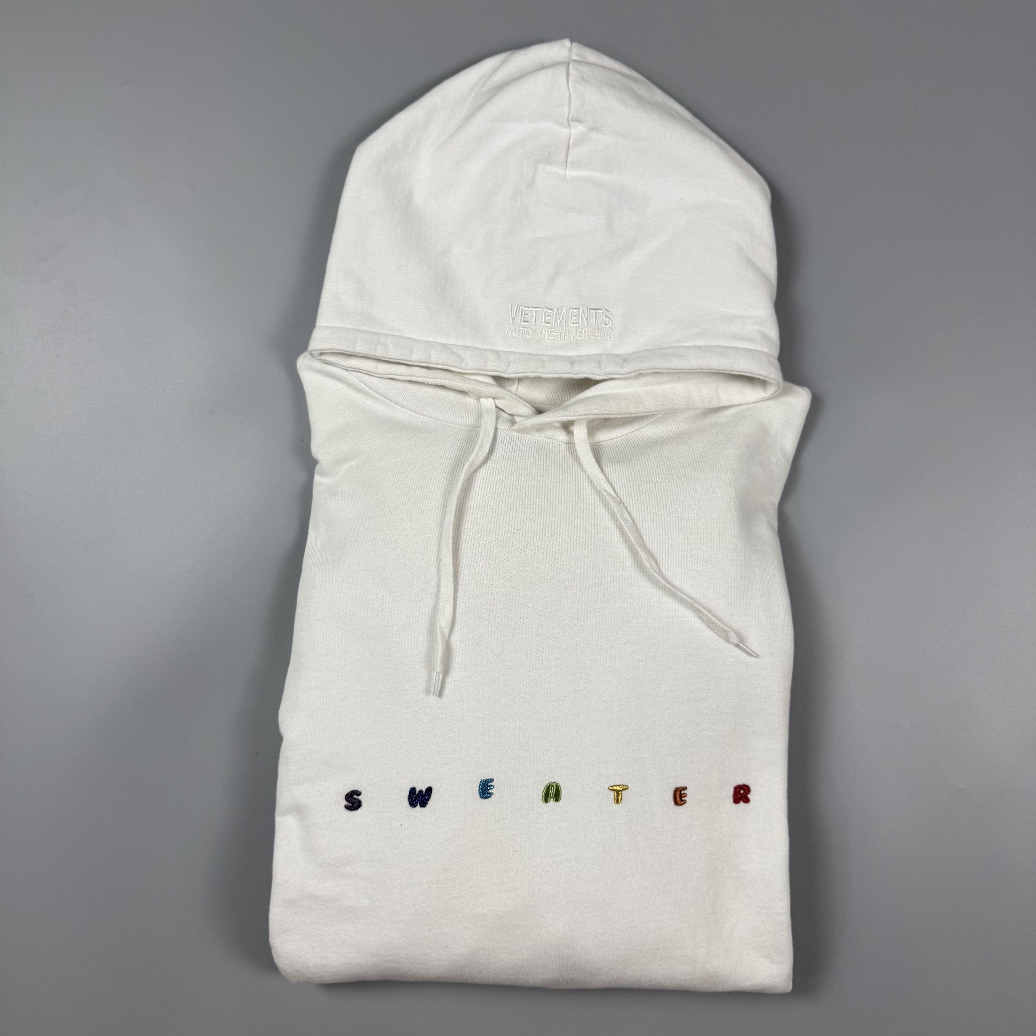 Vetements VETEMENTS SWEATER HOODIE Size US S / EU 44-46 / 1 - 1 Thumbnail