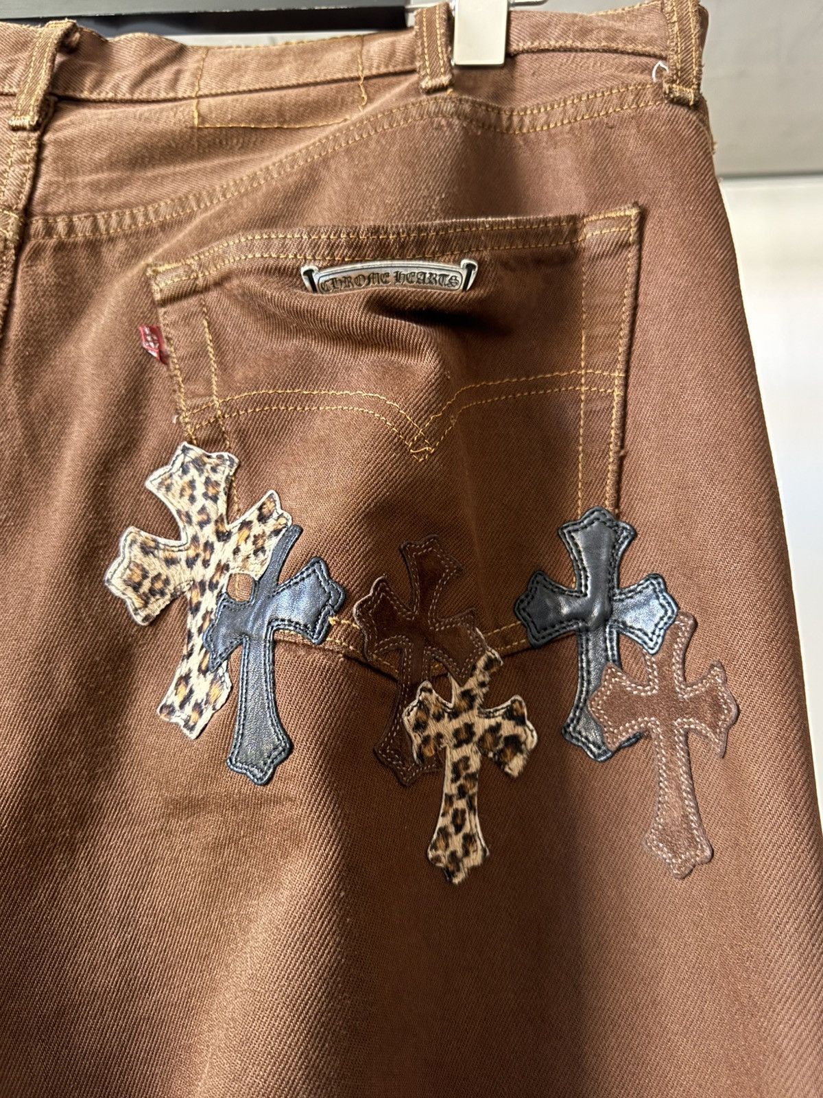 Chrome Hearts Chrome Hearts Multi Patch Brown Levi 501 Size US 38 / EU 54 - 5 Thumbnail