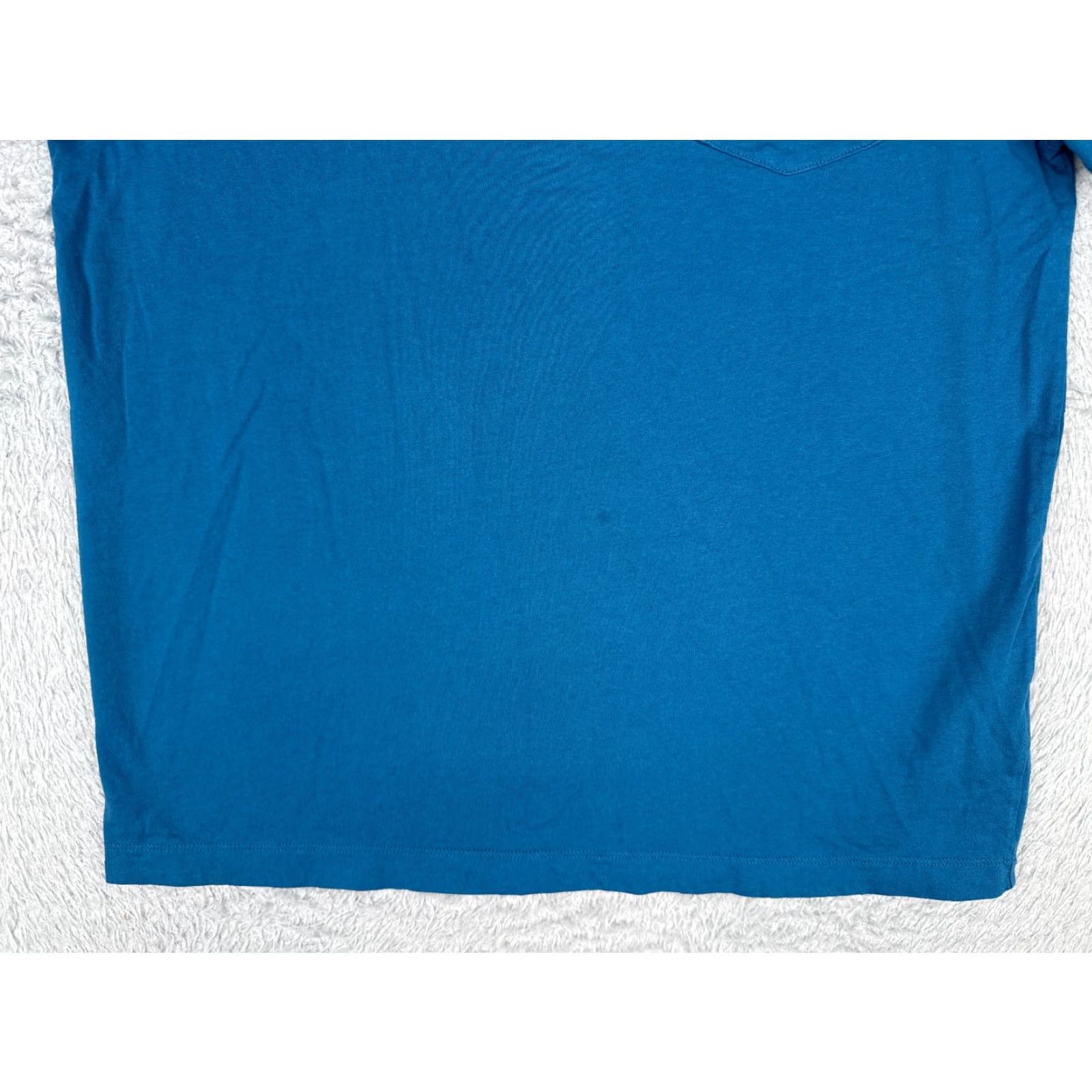 Tommy Hilfiger Tommy Hilfiger Shirt Adult Medium Blue Short Sleeve Crew Neck Pocket Cotton Embroidered Logo Men Size US M / EU 48-50 / 2 - 5 Thumbnail