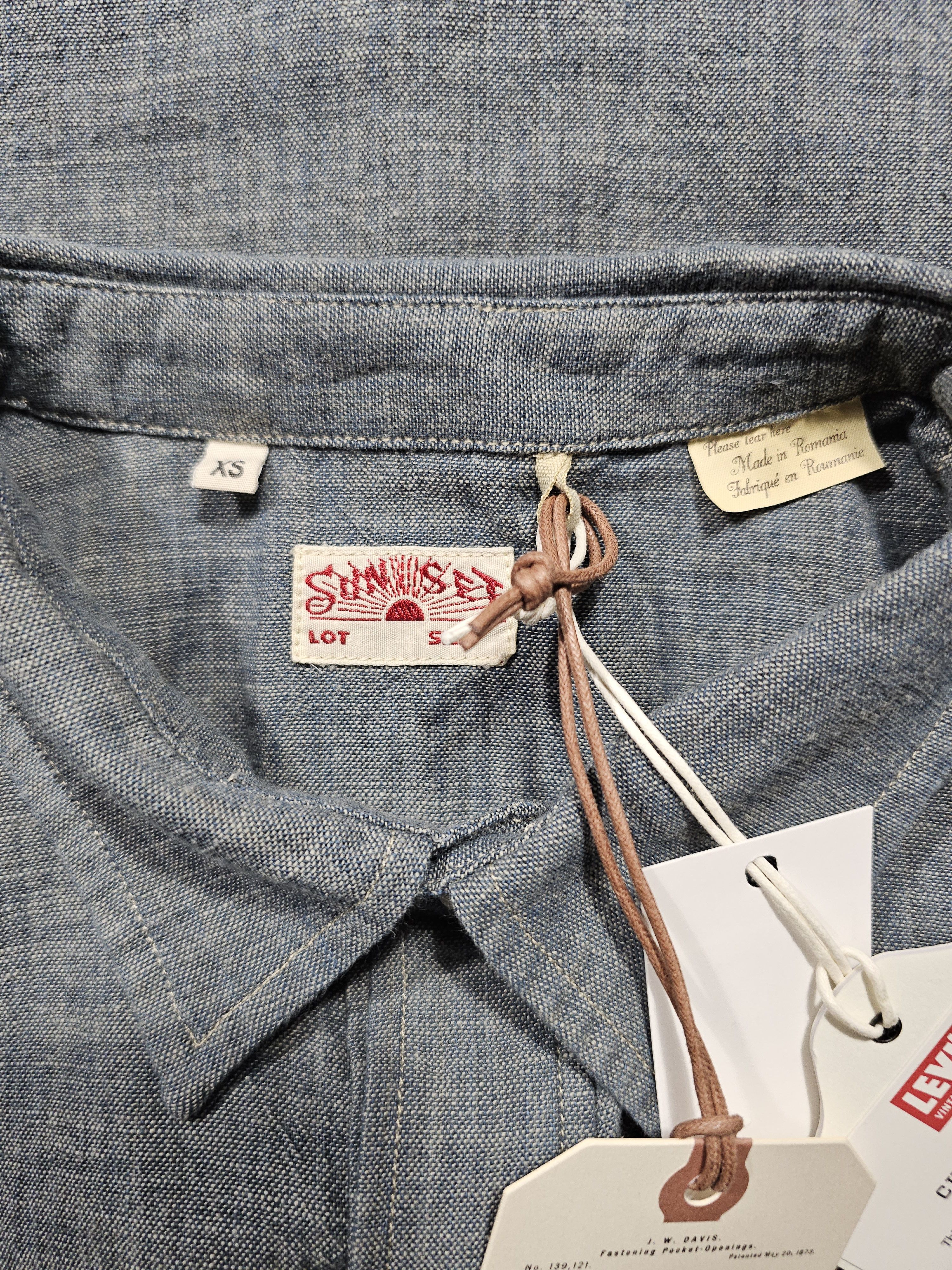 Levi's Vintage Clothing New LVC Levi's Vintage Clothing Sunset Chambray Shirt FW23 Size US XS / EU 42 / 0 - 9 Thumbnail