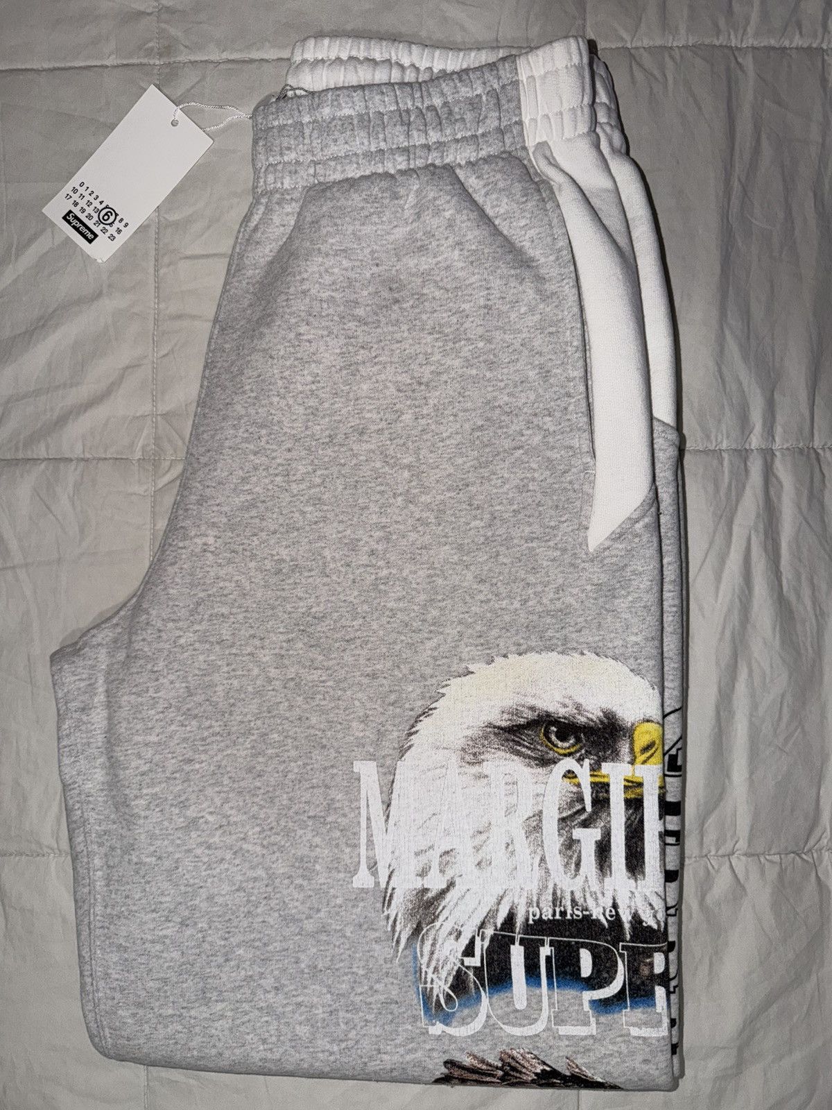 Maison Margiela × Supreme Supreme/MM6 Maison Margiela Eagle Sweatpant (size small) Size US 31 - 4 Thumbnail