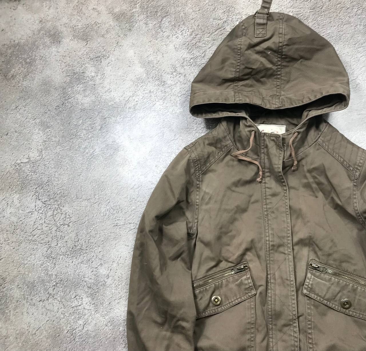 Vintage Vintage Y2K Khaki Bomber Jacket Streetwear Gorpcore Slim M Size M / US 6-8 / IT 42-44 - 2 Thumbnail