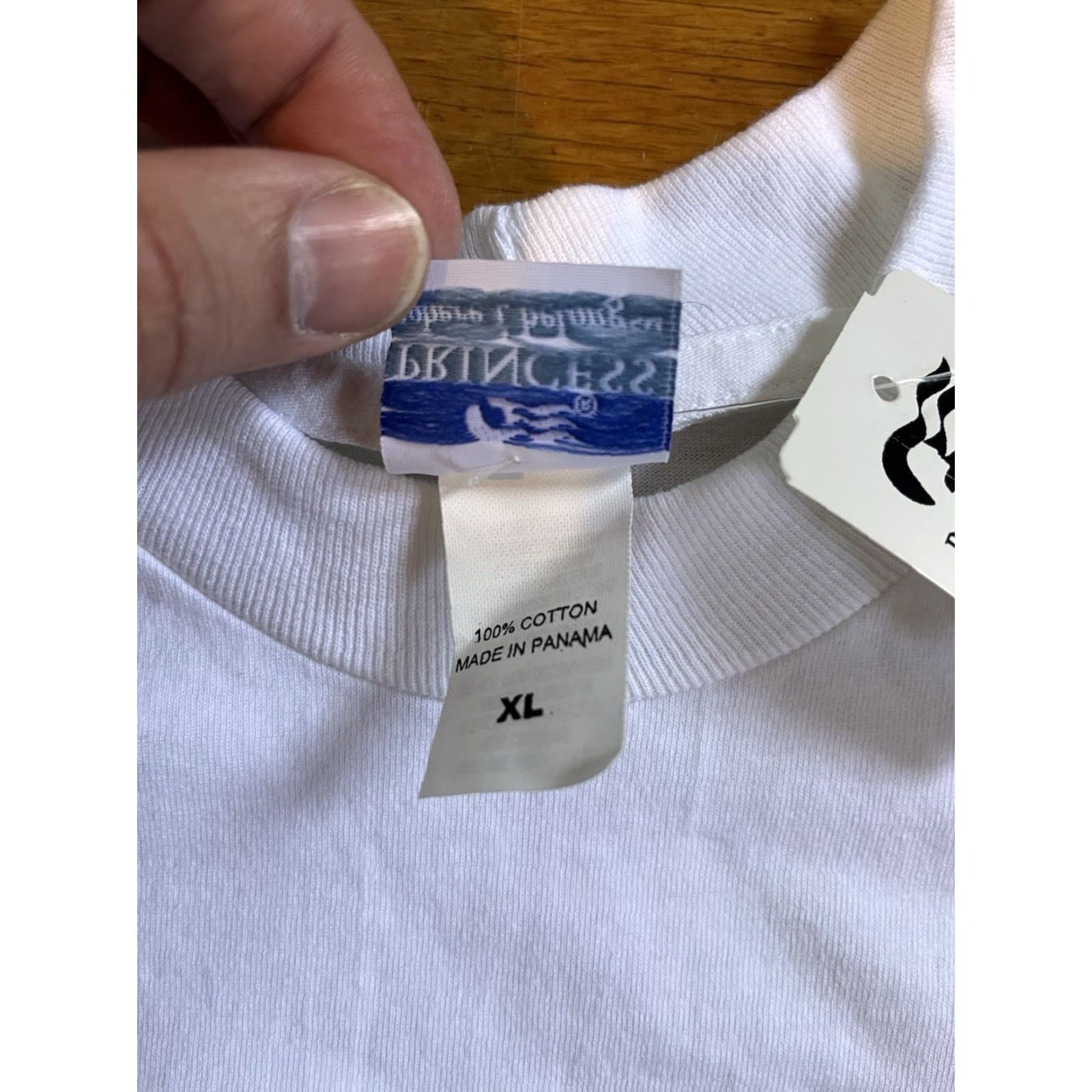 Prince VINTAGE Princess Cruises Caribbean Shirt Men’s XL White Single Stitch 90s T-Shirt Size US XL / EU 56 / 4 - 7 Thumbnail